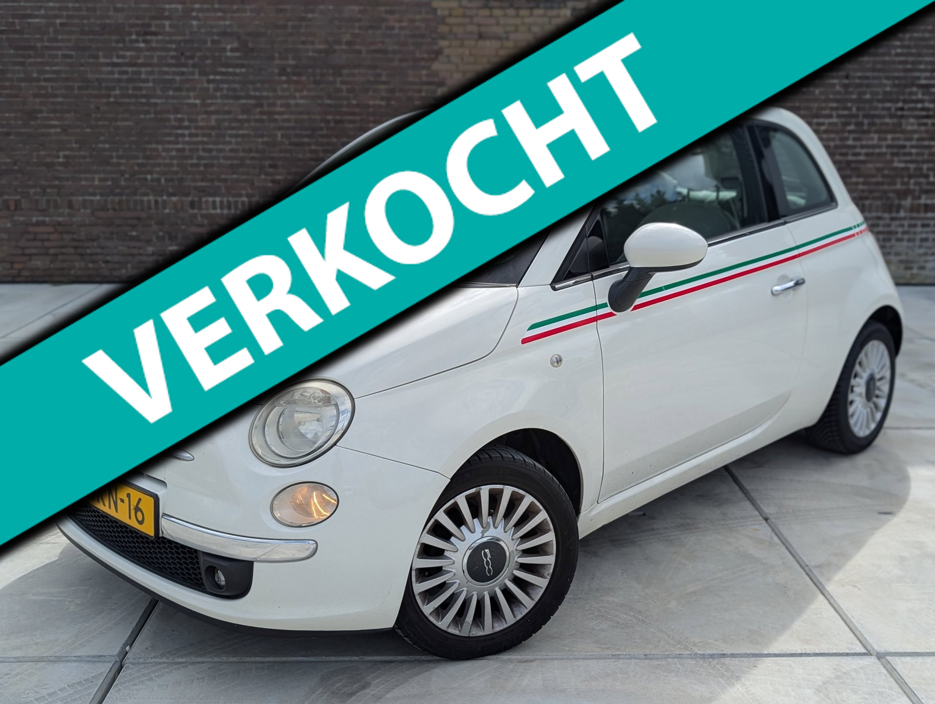 Fiat 500 1.2 Pop airco apk schuifdak leuke auto !