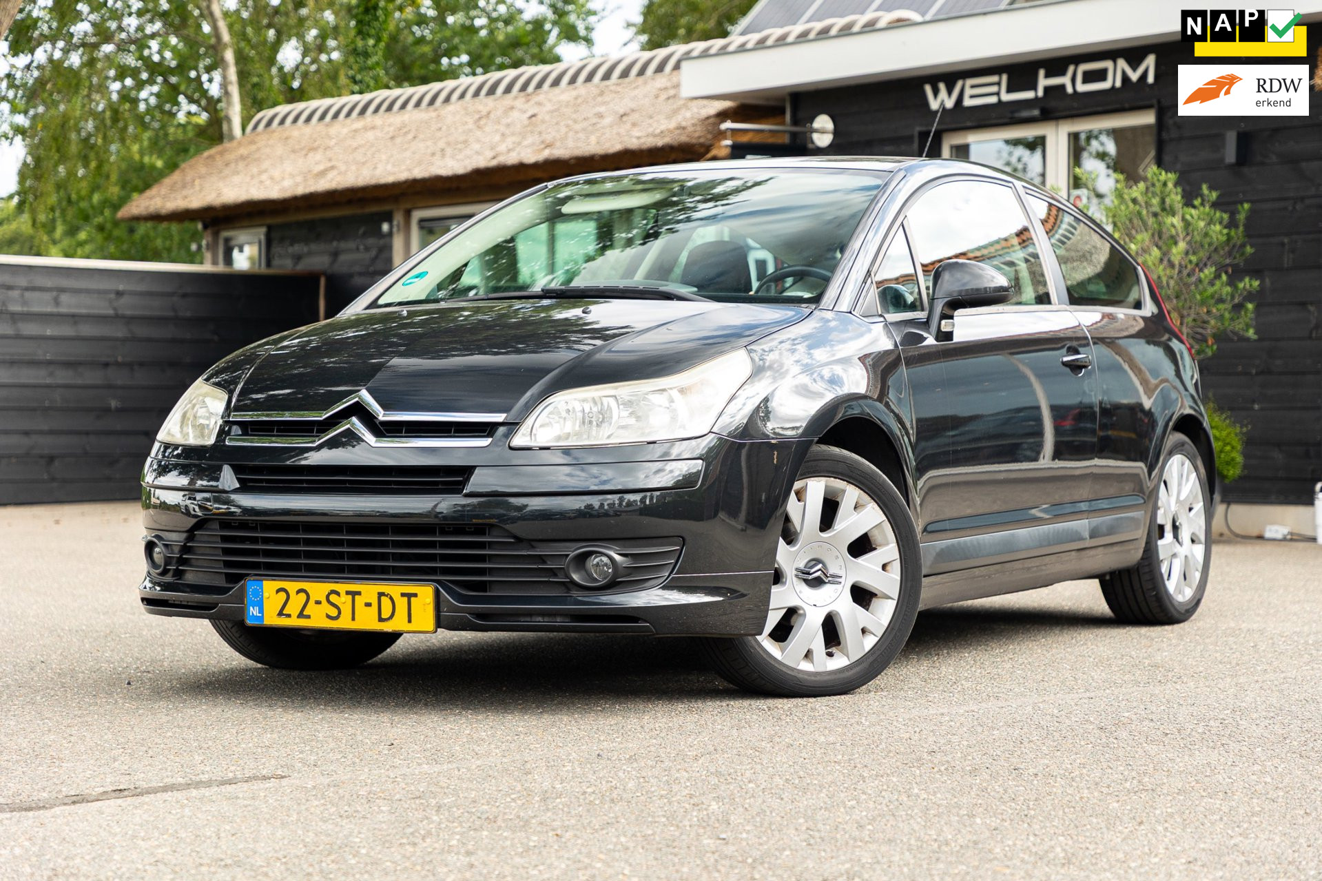 Citroën C4 Coupe 1.6-16V VTR+ APK 1-8-2027 I Trekhaak I Subwoofer I Airco I Cruise I Meeneemprijs