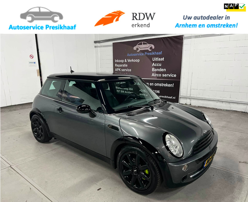 MINI 3-deurs 1.6 Cooper Chili AIRCO / NAP / HALF-LEDER