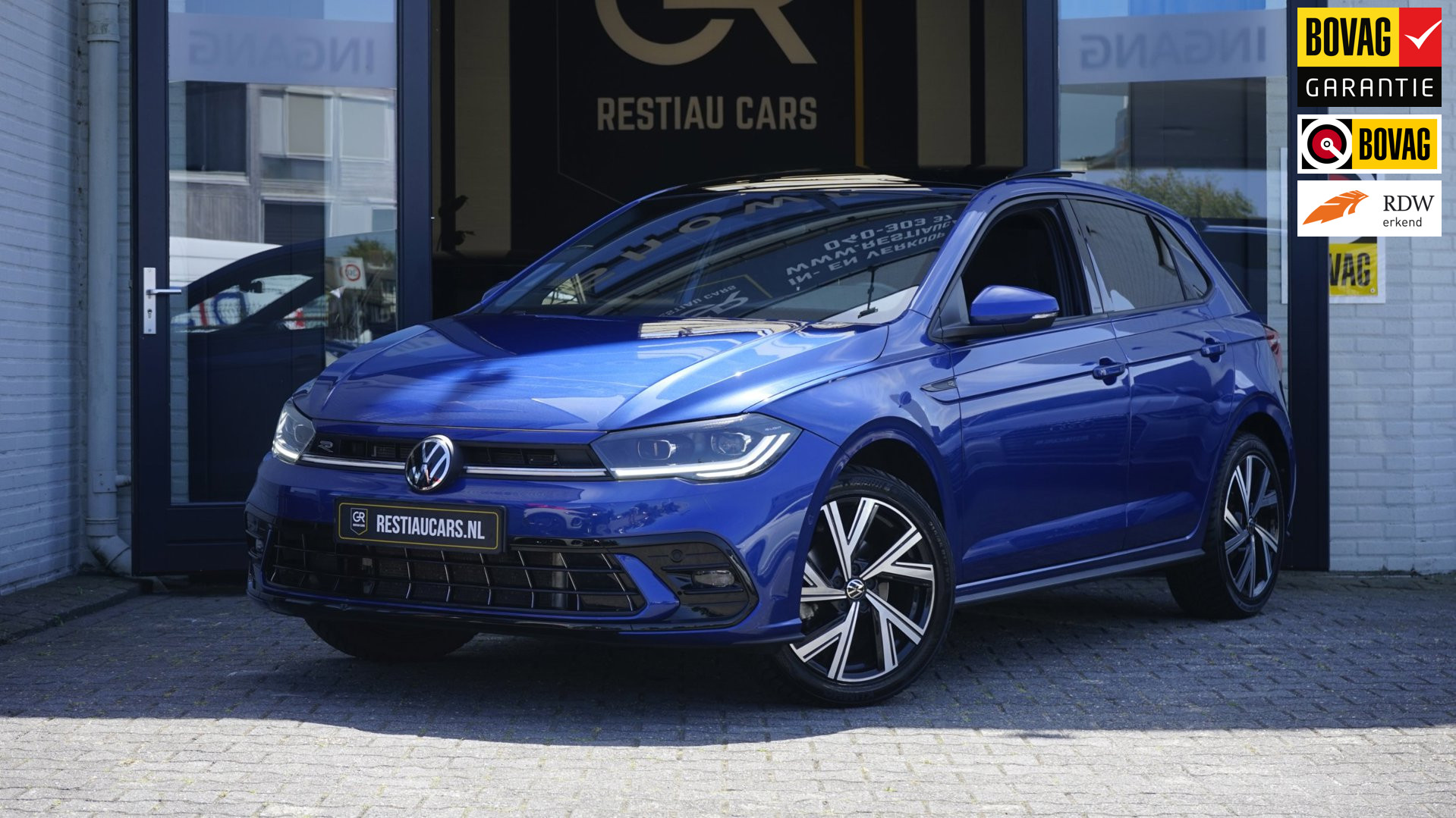 Volkswagen Polo R-Line 1.0 TSI 110 Pk AUTOMAAT-ACC-CAMERA-IQ LIGHT-KEYLESS-NAVIGATIE-PANORAMA-VIRTUEEL-STOELVERWARMING