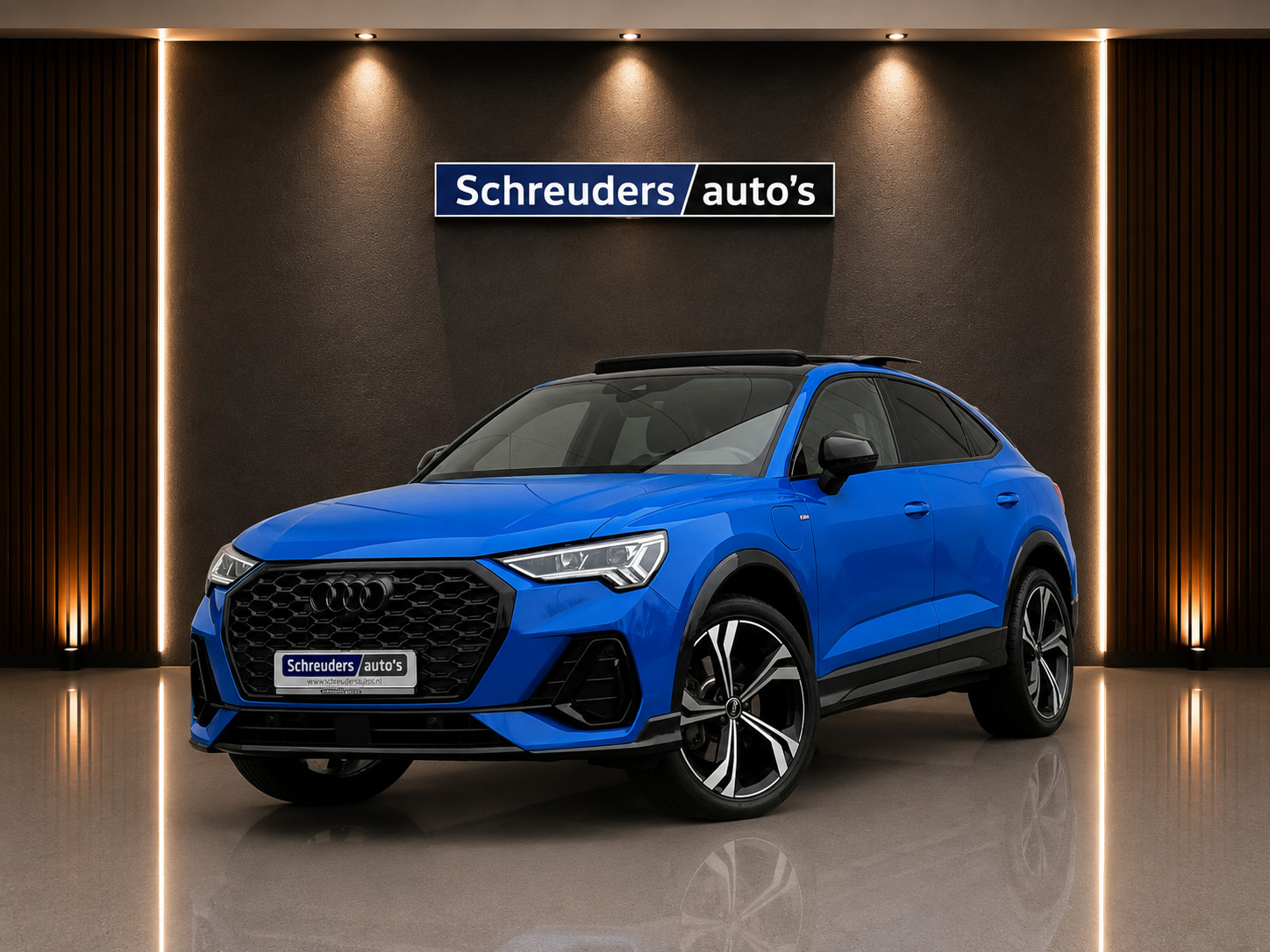 Audi Q3 Sportback 45 TFSI e 3x S-Line Black Ed RS-Turboblauw