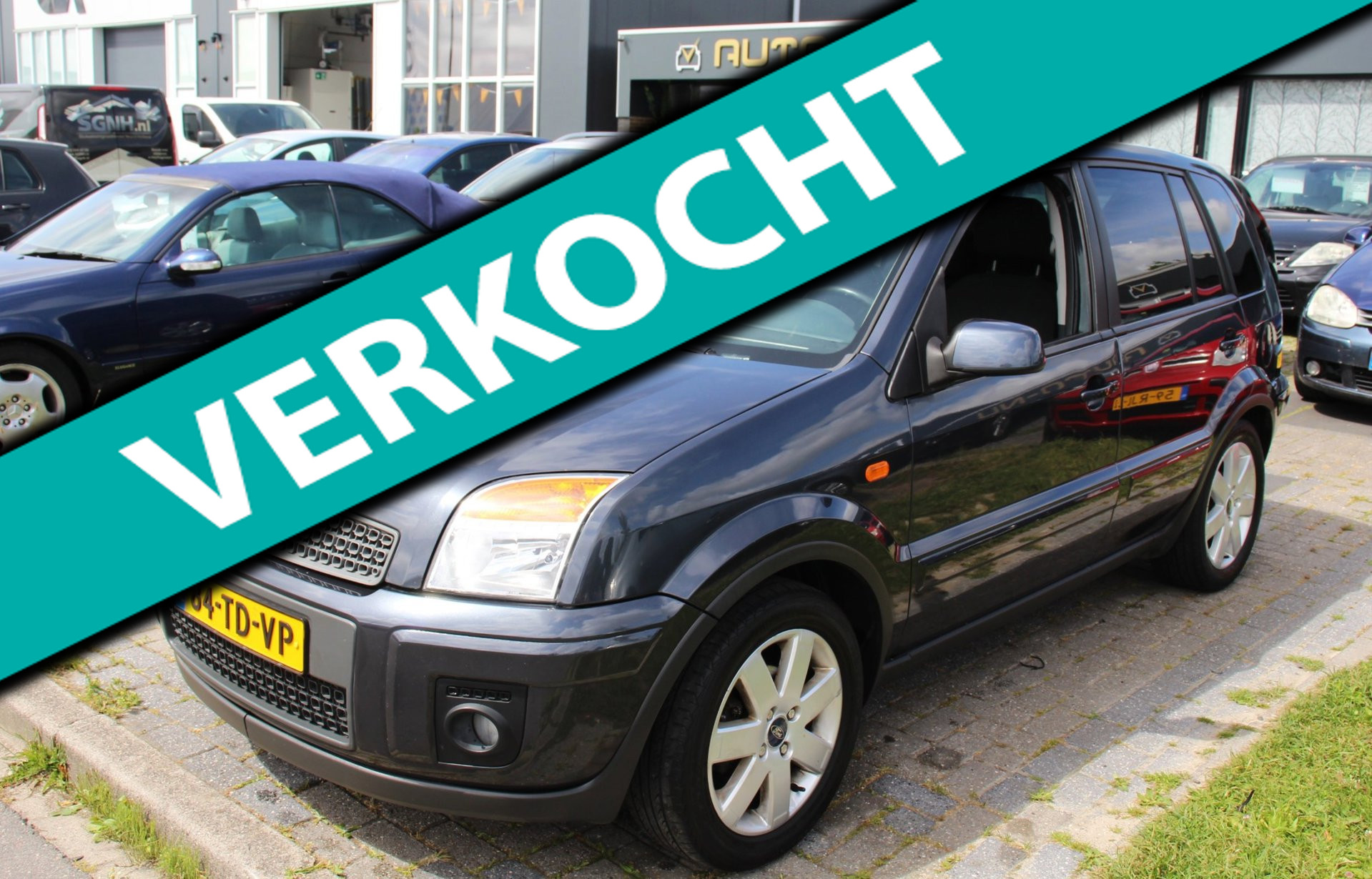 Ford Fusion +1.4-16V Futura €1.795,- Airco Trekhaak Audio LM-Velgen Getint glas Elec. pakket NAP APK