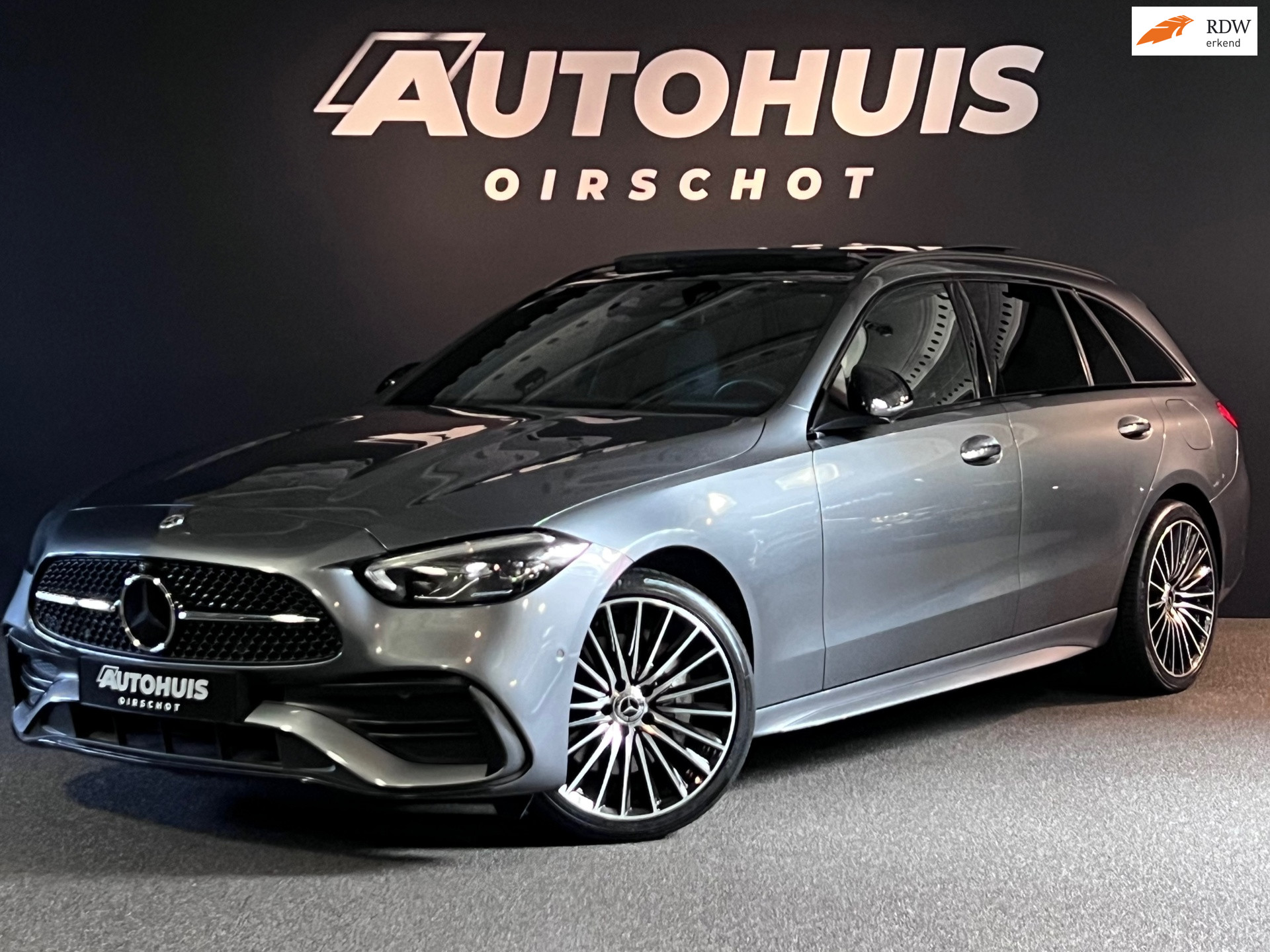 Mercedes-Benz C-Klasse Estate 300 e AMG Line Pano/Memoryseats/Keyless/Ambienteplus/Stuurverwarming/360Camera/19″