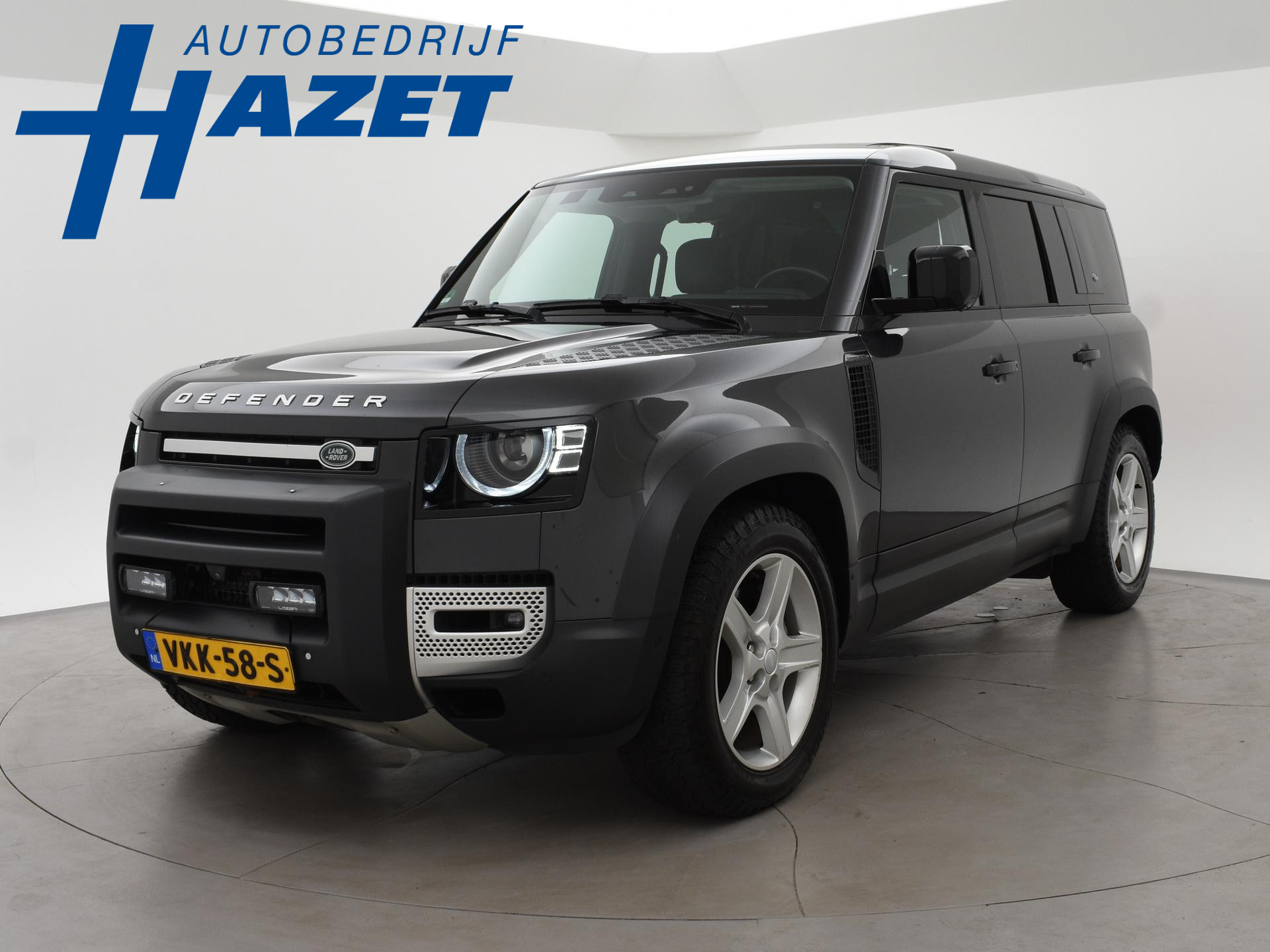 Land Rover Defender 3.0 P400 6-CILINDER BENZINE GRIJS KENTEKEN HSE