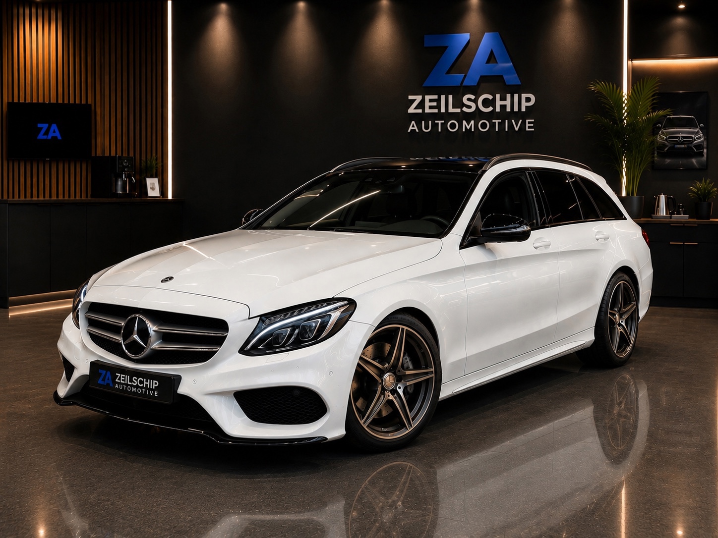 Mercedes-Benz C-Klasse Estate 180 CGI AMG PAKKET PANO|Camera|Navi|Leer|Sfeer|Led|Pdc|