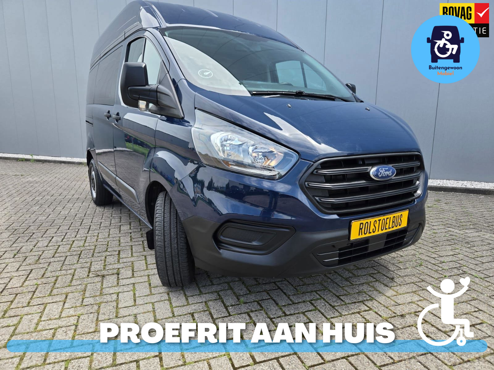 Ford Transit Custom 2.0 TDCI L1H2 | Rolstoelbus | Airco | Lage km-stand