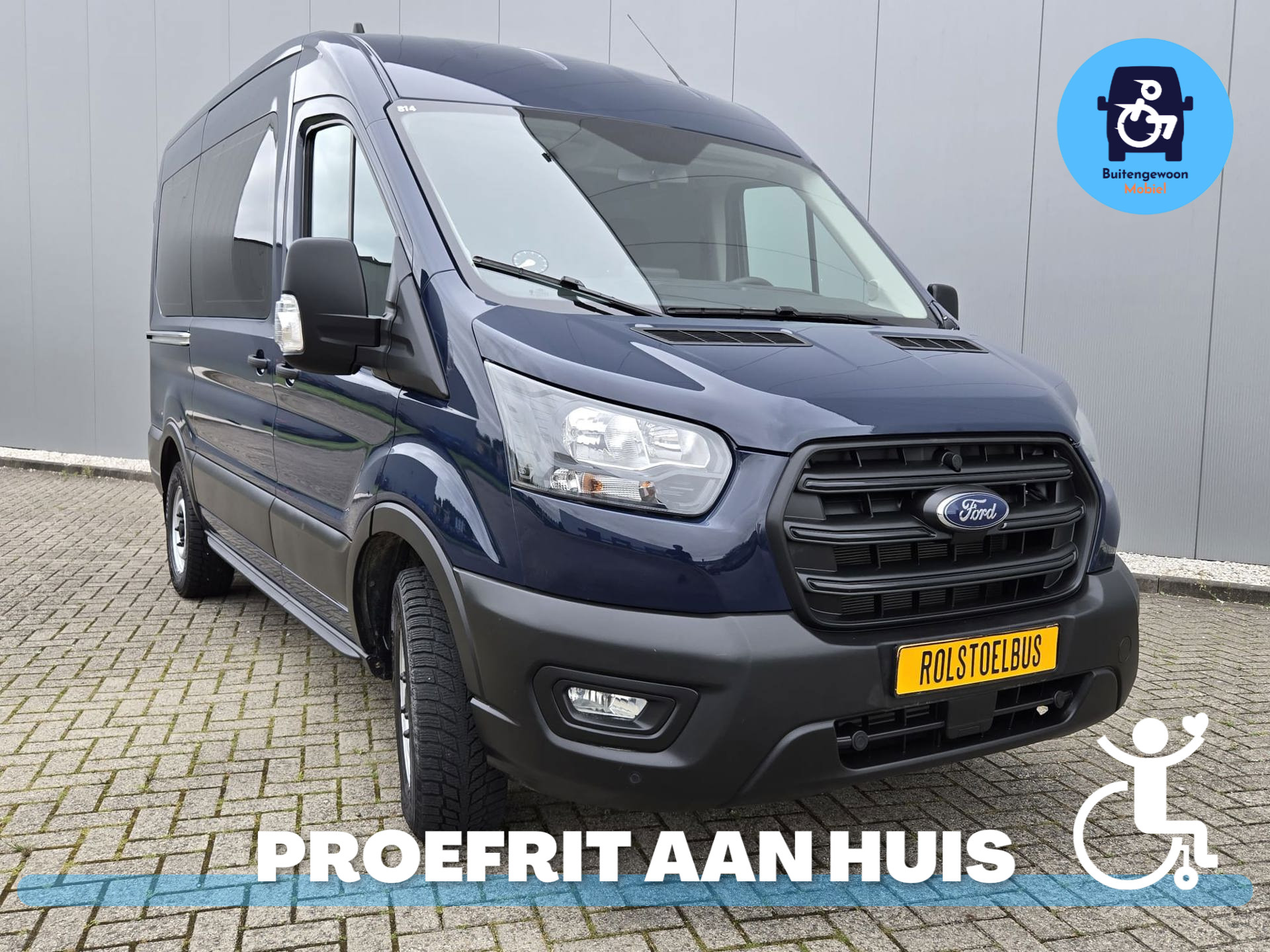 Ford Transit 2.0 TDCI L1H2 | Rolstoelbus | Airco | Lage KM-Stand