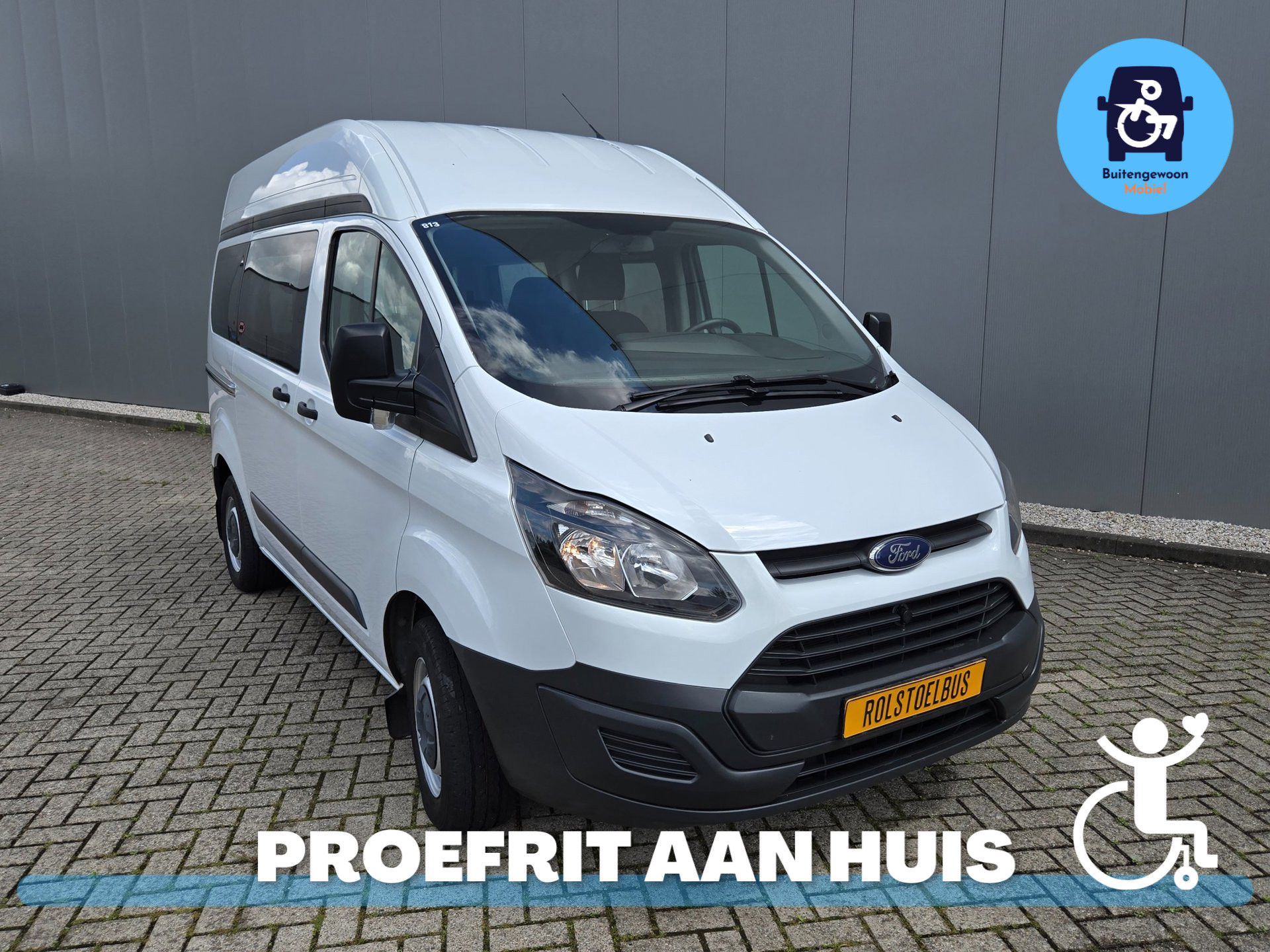 Ford Transit Custom 2.0 TDCI L1H2 | Rolstoelbus | lage kmstand