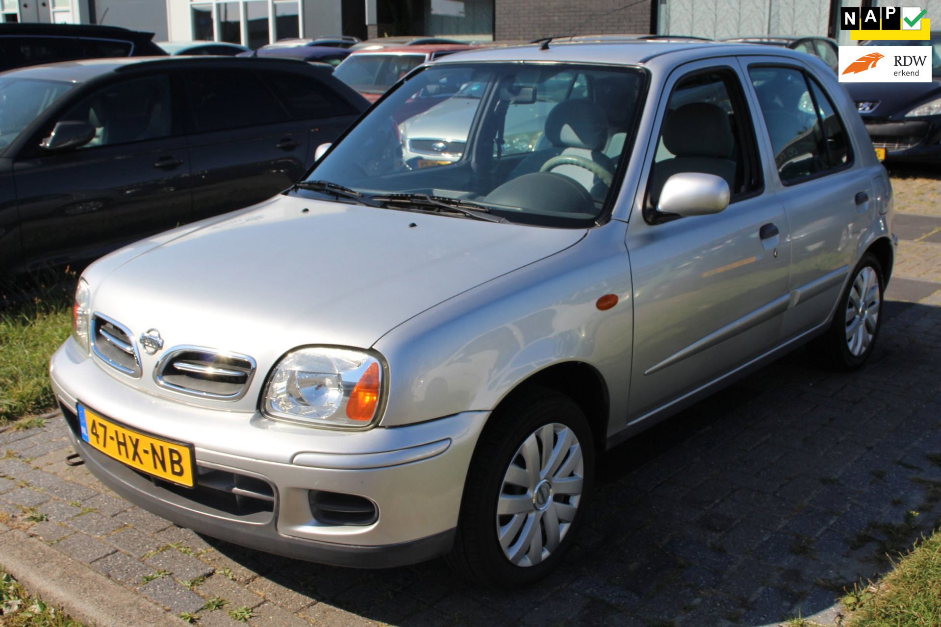 Nissan Micra 1.4 Miracle CVT AUTOMAAT€1.995,- 5-drs IJSOUDE Airco! Trekhaak APK juni 2027!