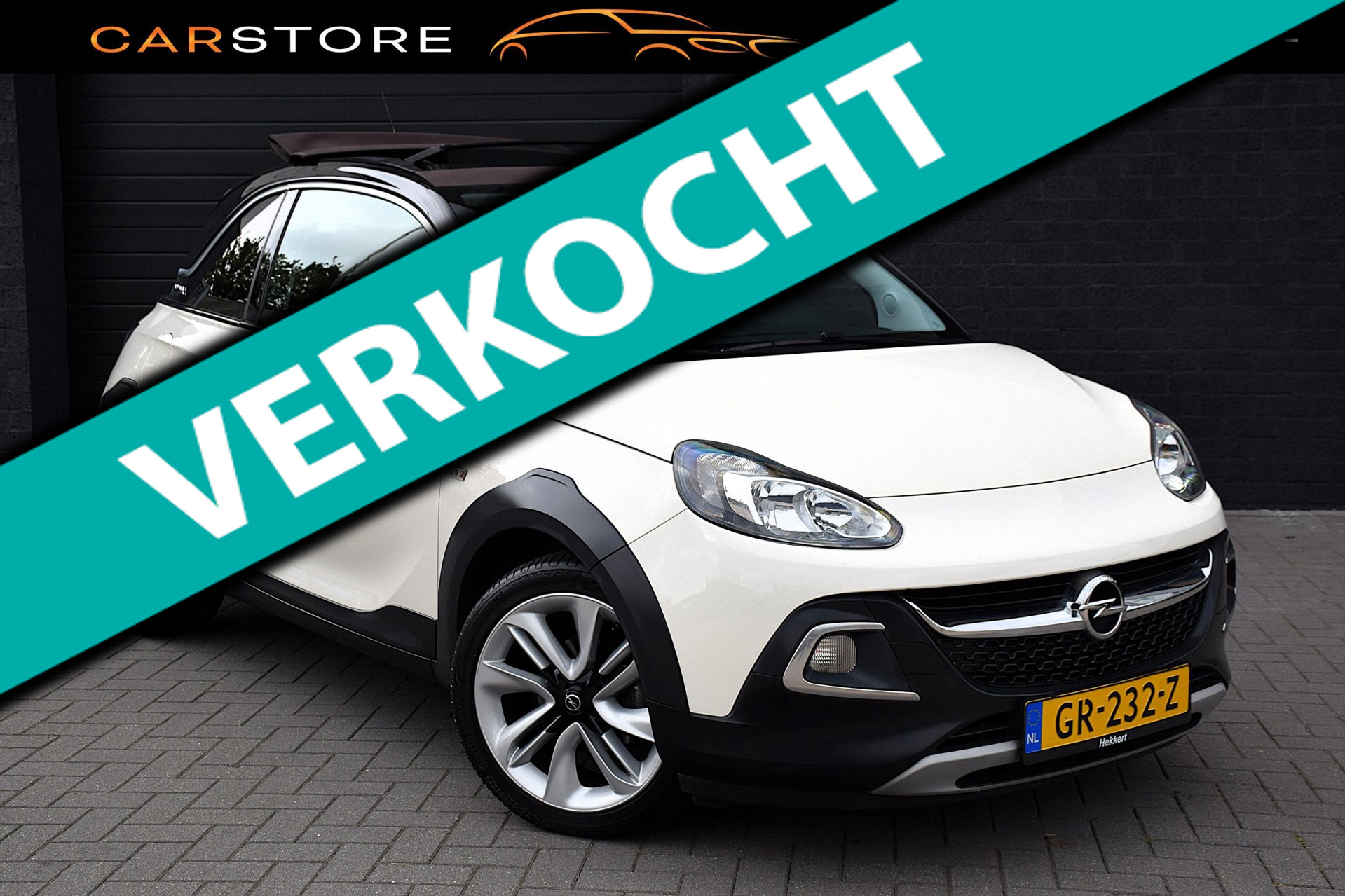 Opel ADAM 1.0 Turbo Rocks*2e eig*Cabrio-top*Dealer oh*NL auto*2015*