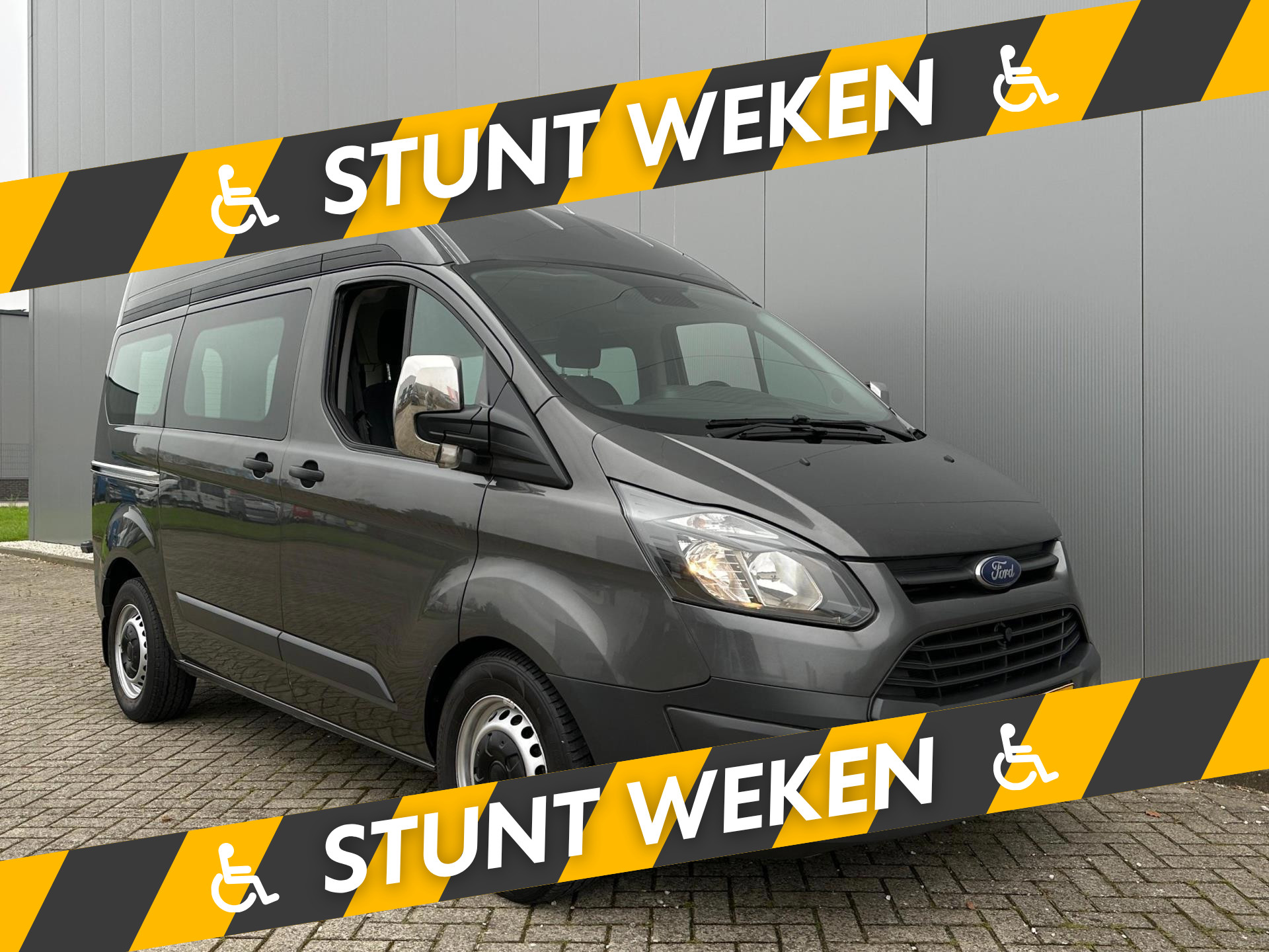 Ford Transit Custom 2018 Rolstoelbus Automaat | Rolstoel VOORIN