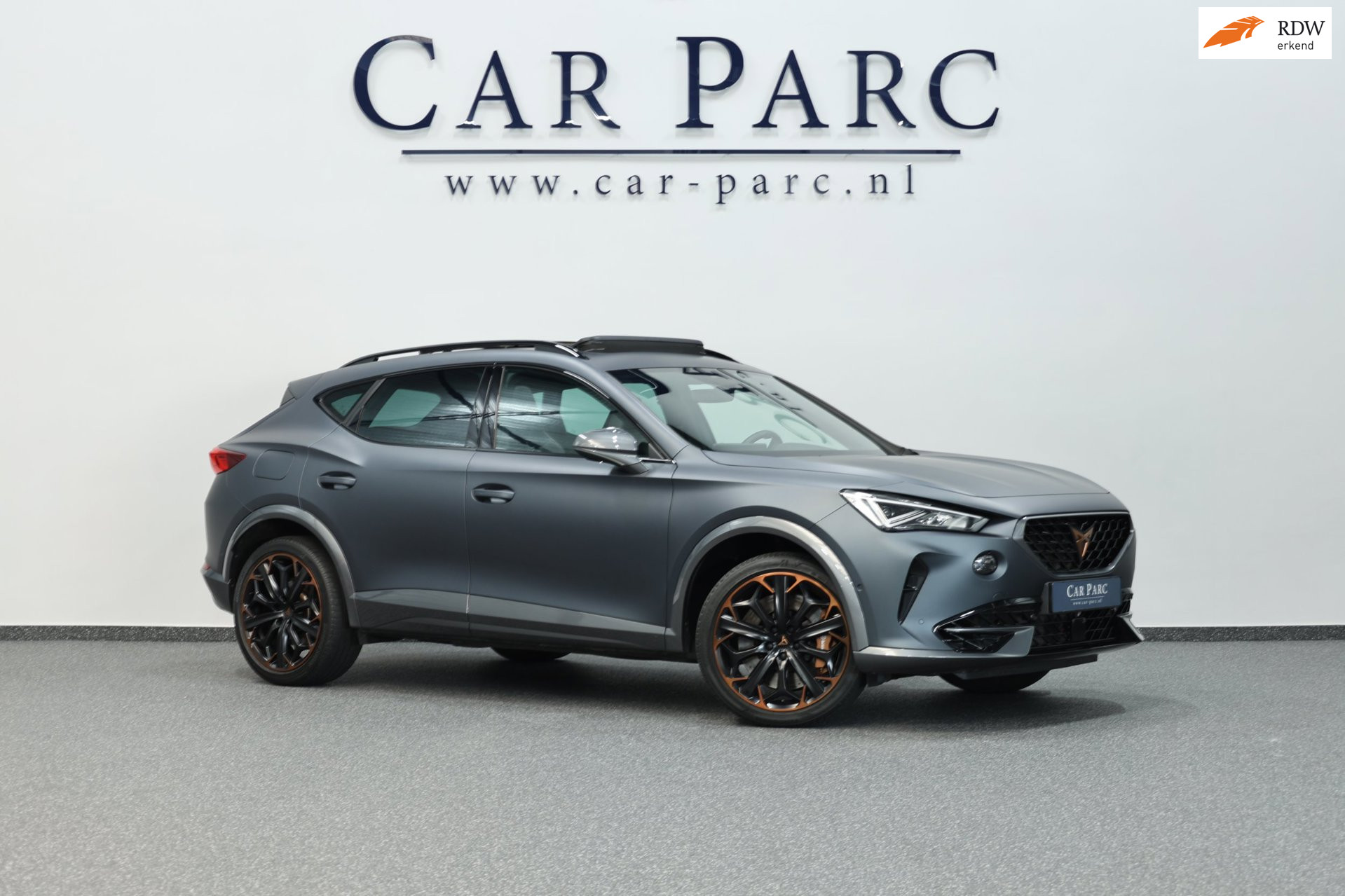 CUPRA Formentor 2.0 TSI 4DRIVE 310+PK MATT/LED/VIRTUAL/SFEER/PANO/STUUR+S.VERWARMING+MEMORY/19″/KEYLESS/CAM/ACC/12 MDN GARANTIE!