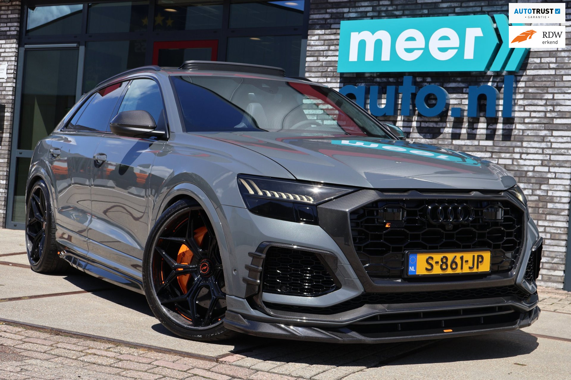 Audi Q8 4.0 TFSI RS Q8 quattro URBAN l EXCLUSIVE PAINT GRIGIO TELESTO l PPF l KERAMISCH l CARBON l SOFTCLOSE l HUD l B&O l BTW