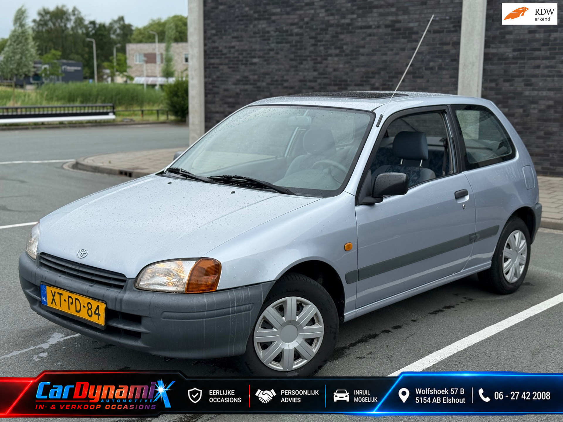 Toyota Starlet 1.3-16V XLi | Automaat | Distributie 2025 | 13 Jaar Eig. | Nieuwe APK! | 166DKM