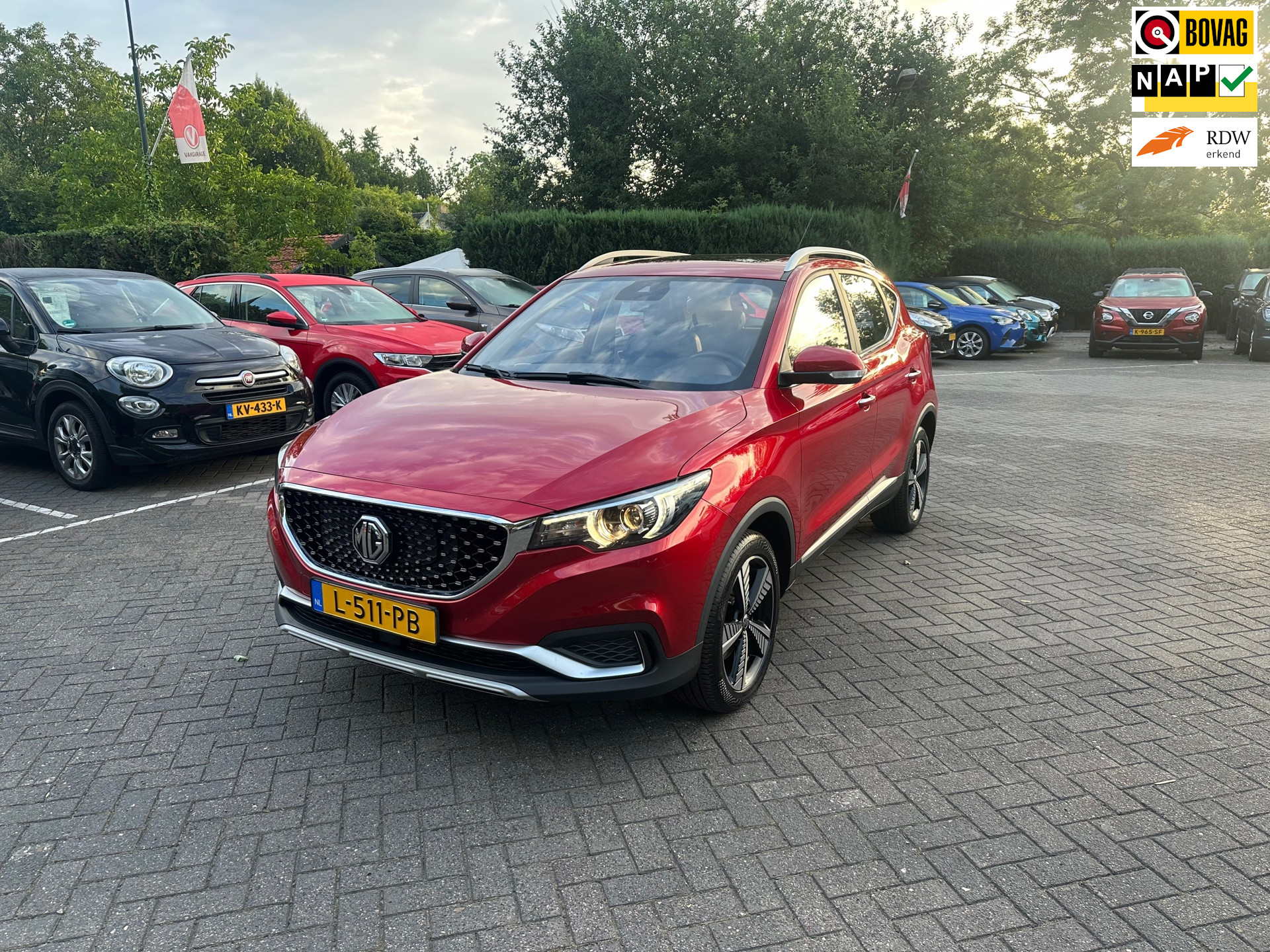 MG Mg Zs EV Luxury 45 kWh , leer , navigatie , camera , panoramadak