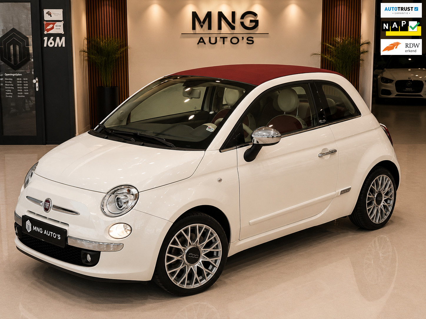 Fiat 500C 1.2 Lounge|Automaat|Leder|Pdc|Topstaat!