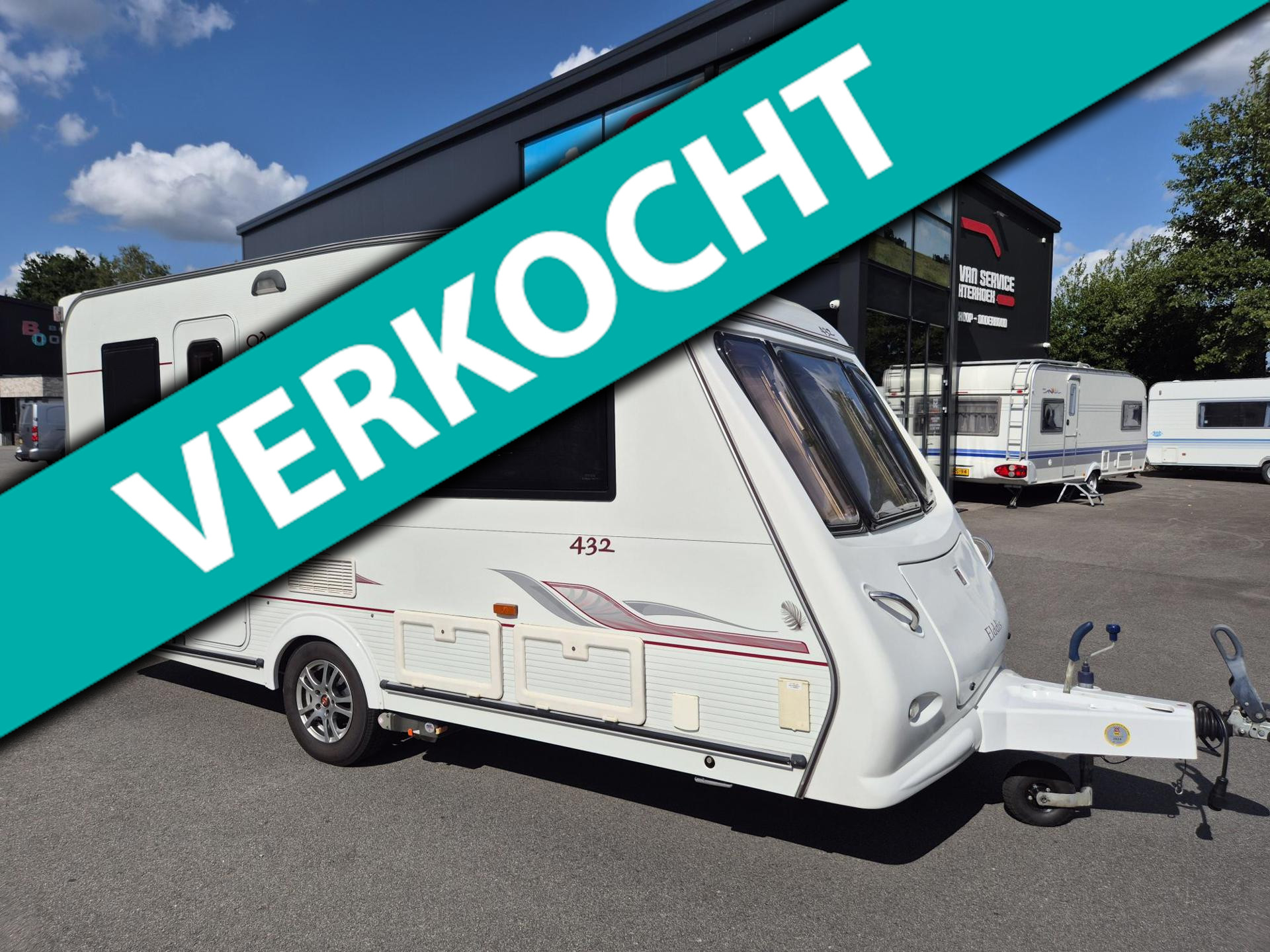 Elddis 432 Enkele bedden of XXL bed Vol aut. mover Nieuw staat