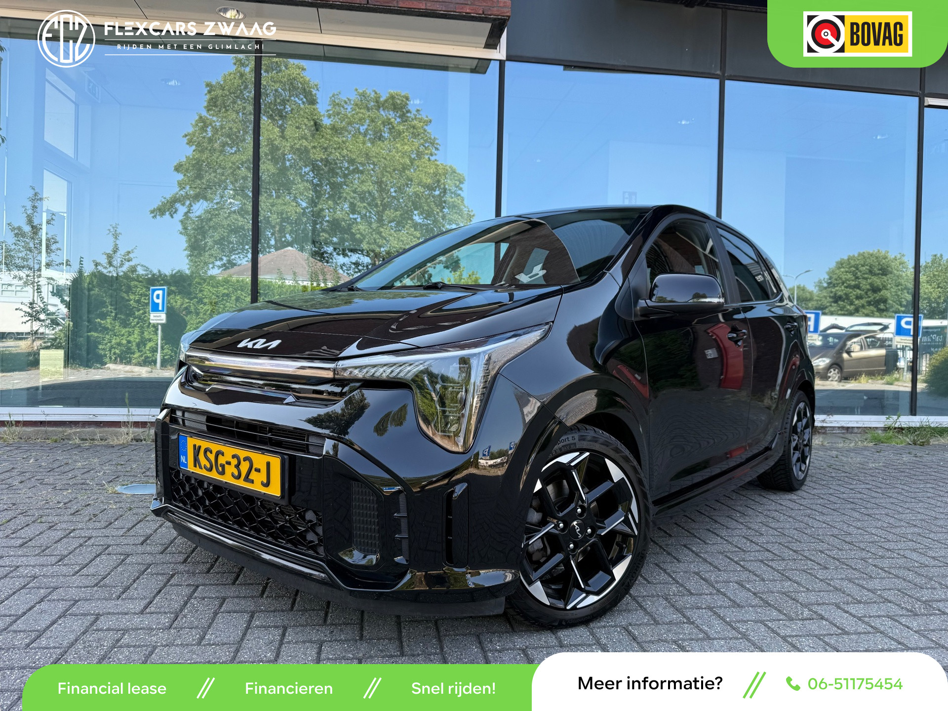 Kia Picanto 1.2 GT-Line – Automaat – Navi – Camera – Parkeerhulp – Virt.Cockpit – Leder