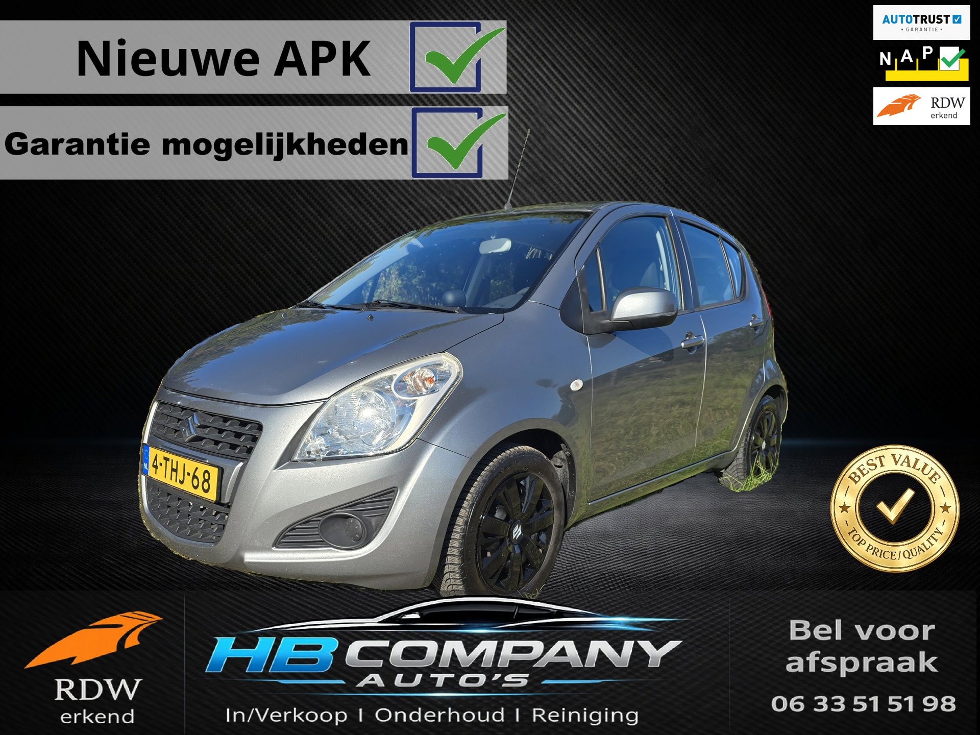 Suzuki Splash 1.0 VVT Comfort EASSS | Airco | Autotrust mogelijk | Nieuwe APK | NAP