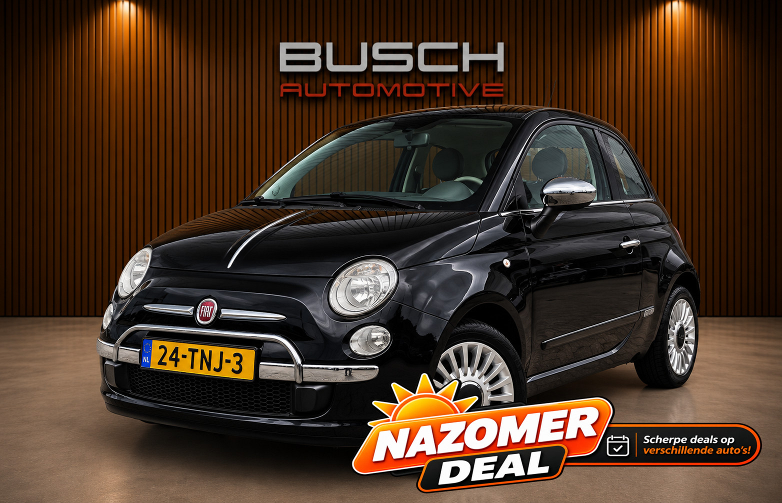 Fiat 500 1.2 Bicolore | AIRCO | NIEUWE APK | PANORAMA DAK |