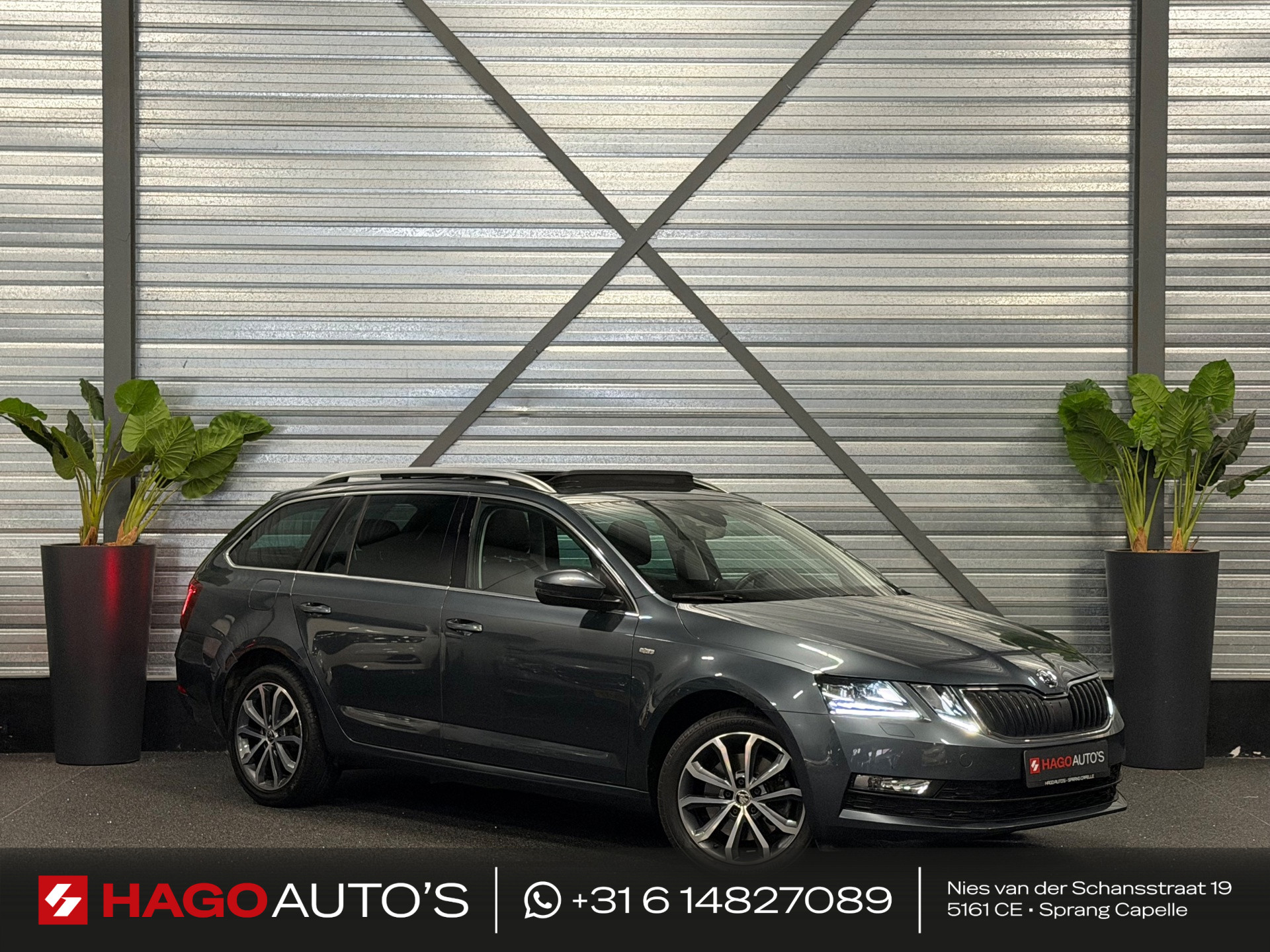 Škoda Octavia Combi 2.0 TSI Soleil VIRTUAL/PANO/LED/NAVI/KEYLESS/SFEERV/CAMERA/CARPLAY/DCC/TREKHAAK/ACC/FRONT-ASSIST/12-MND-GARANT