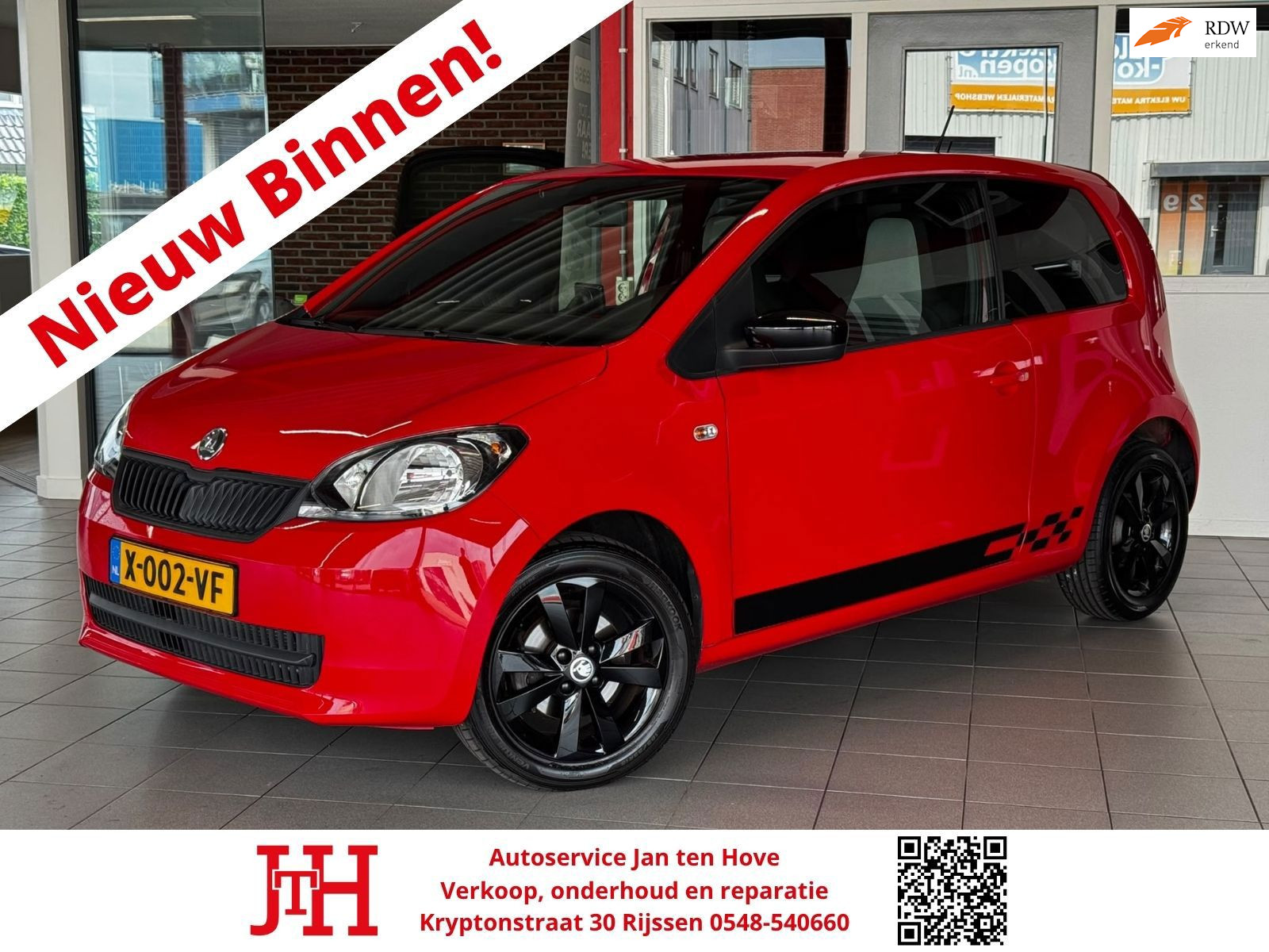 Škoda Citigo 1.0 Greentech Active Pro SPORT*Airco*Navigatie*Lichtmetalenvelgen*