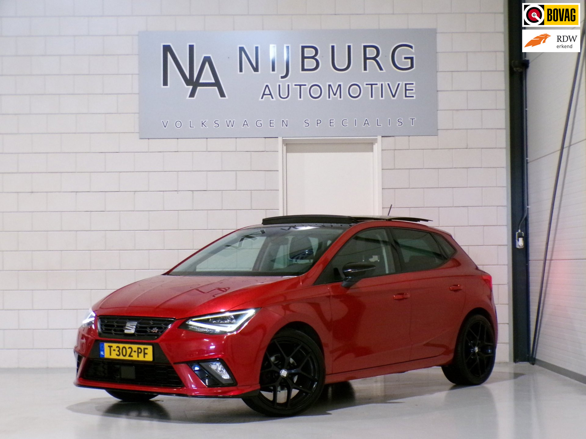 SEAT Ibiza 1.0 TSI FR Business Intense Apple-Carplay Full-LED Panoramadak Parkeersensoren 18″Velgen Beats-audio Drive-mode