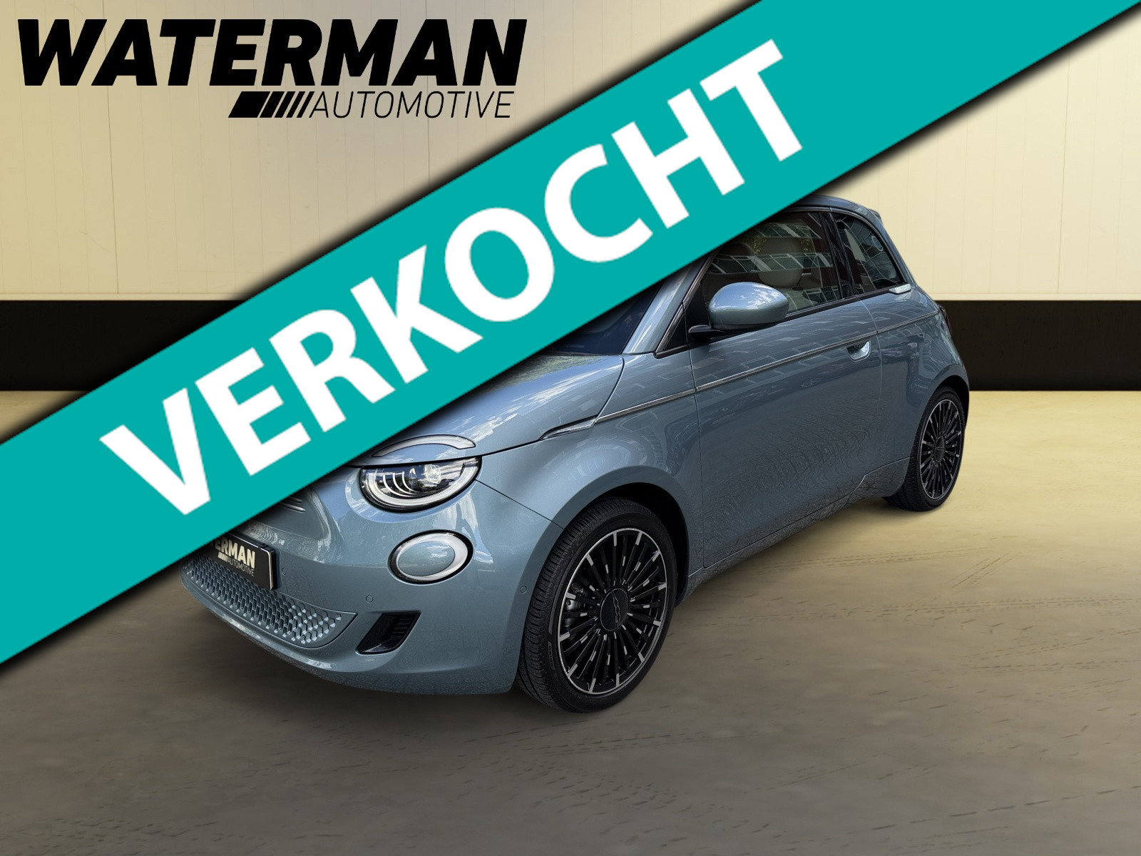 Fiat 500E 3+1 LA PRIMA 42KWH Soh 93%/PANO/KEYLESS/MAGIC-EYE/PDC/ACC-CRUISE/CAMERA/CARPLAY/17″INCH DIAMOND/LED/BTW!