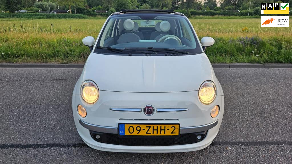 Fiat 500C 0.9 | CABRIO | NAP | LAGE KM | AIRCO | PDC ACHTER | ELEKTR. RAMEN | APK BIJ AFLEVERING
