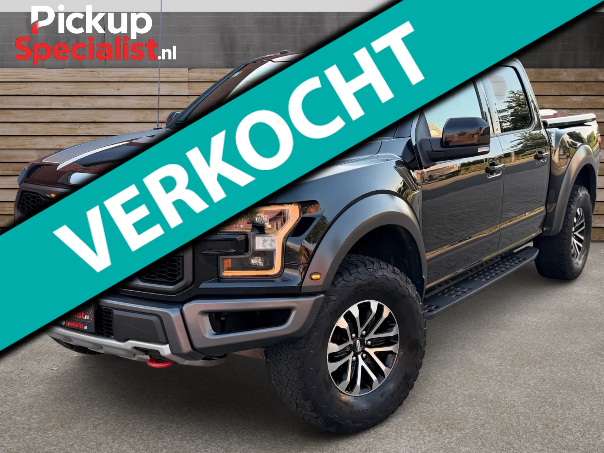 Ford USA F-150 3.5 V6 Ecoboost SuperCab Raptor , DIKSTE VAN NL!! , COMPLETE HISTORIE , BLACK ON BLACK ,
