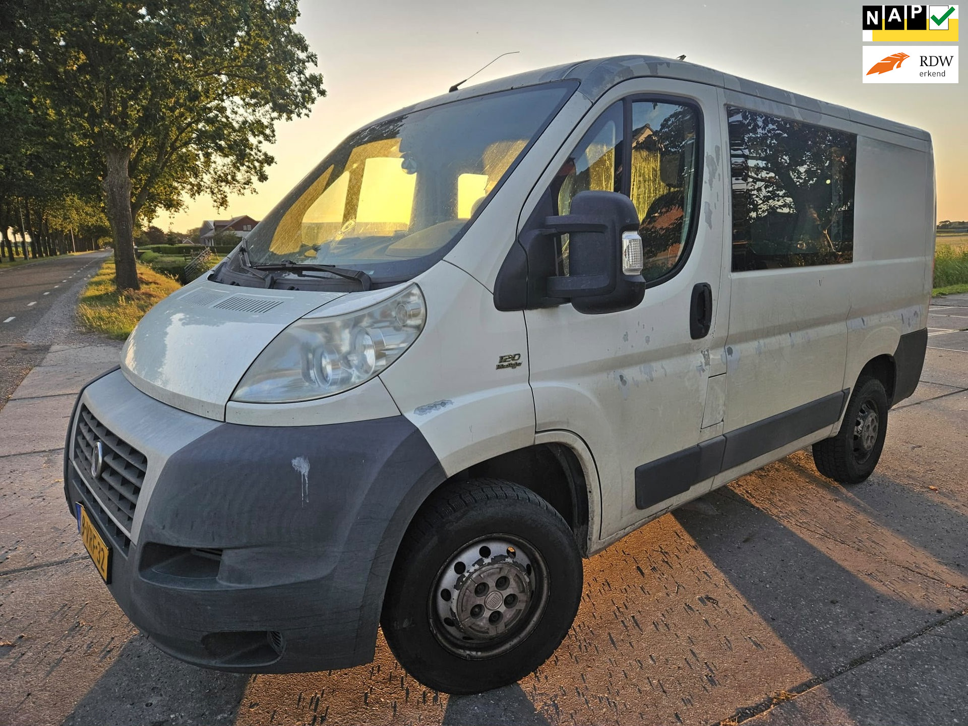Fiat Ducato 30 2.3 MultiJet KH1 DC/ AIRCO/ 6 PERS. / DUBBELCABINE