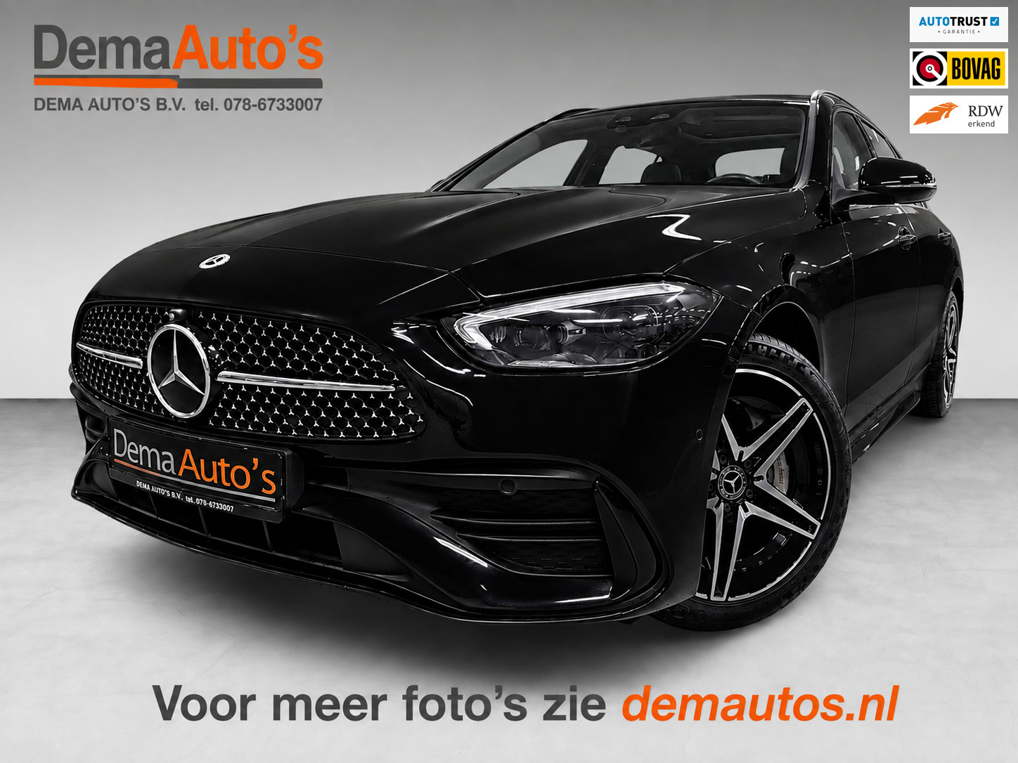 Mercedes-Benz C-Klasse Estate 300 e AMG Line PANO/BURMESTER/H-UP/DAB/360CAM/STOEL-M+KOELING/SFEERVERL/V-COCKPIT///