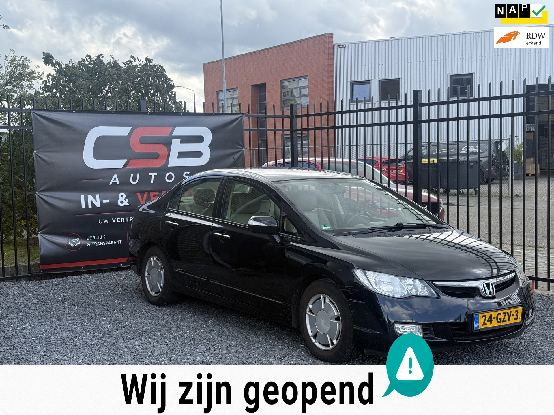 Honda Civic 1.3 Hybrid AIRCO!AUTOMAAT!APK!KOOPJE!