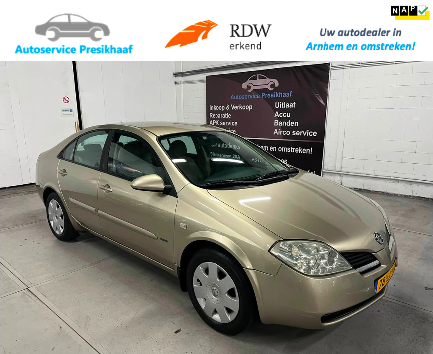 Nissan Primera 1.8 Visia Style CAMERA / NAP / TREKHAAK
