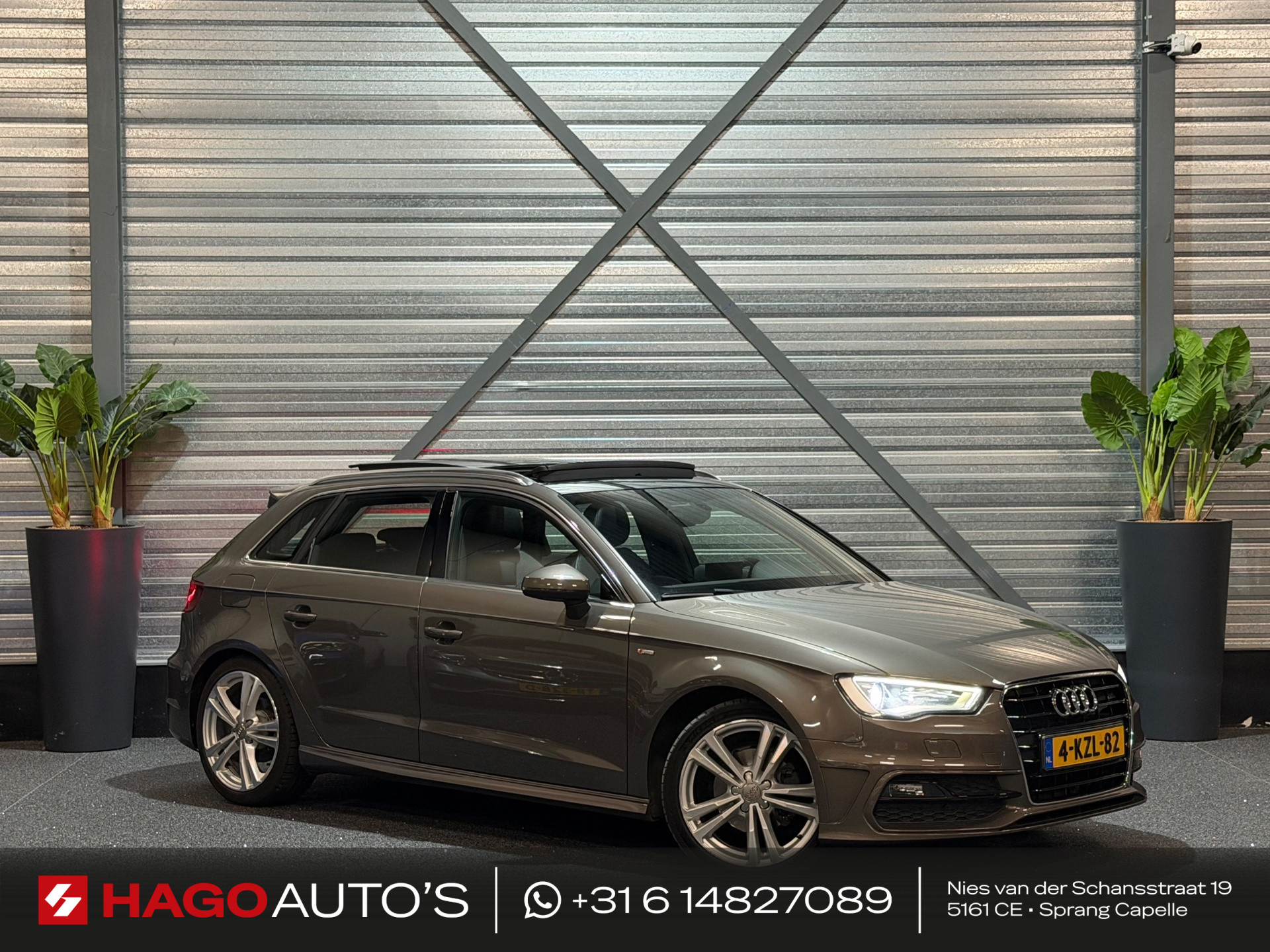 Audi A3 Sportback 1.4 TFSI 3x S-Line BI-XENON/NAVI/PANO/CRUISE/PDC/HALF-LEDER/VDOH/TREKHAAK/DRIVE-SELECT/CLIMATE
