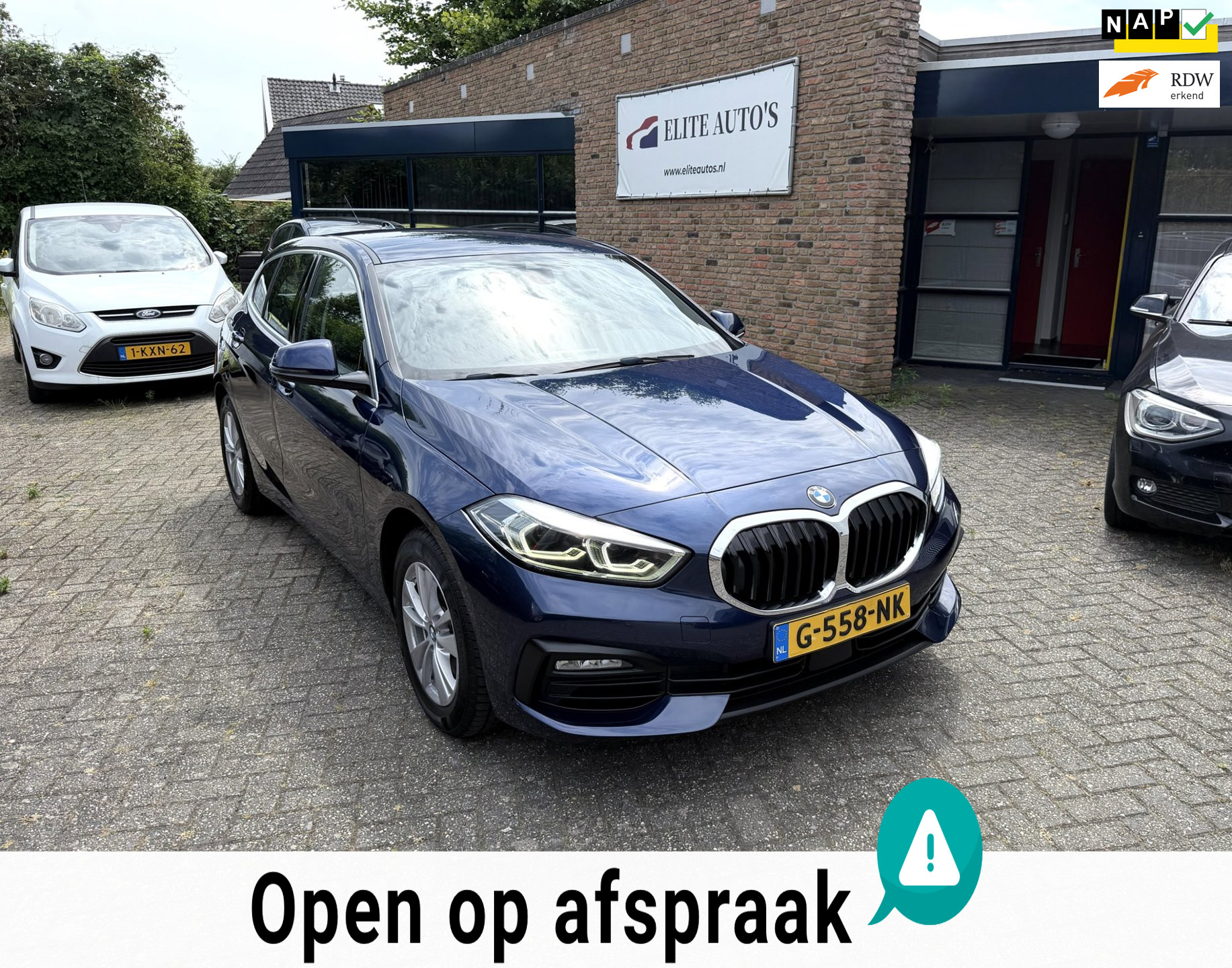 BMW 1-serie /zeer mooie en goed onderhouden/airco/navi//Automaat/NAP/Apk 11-2027!!!