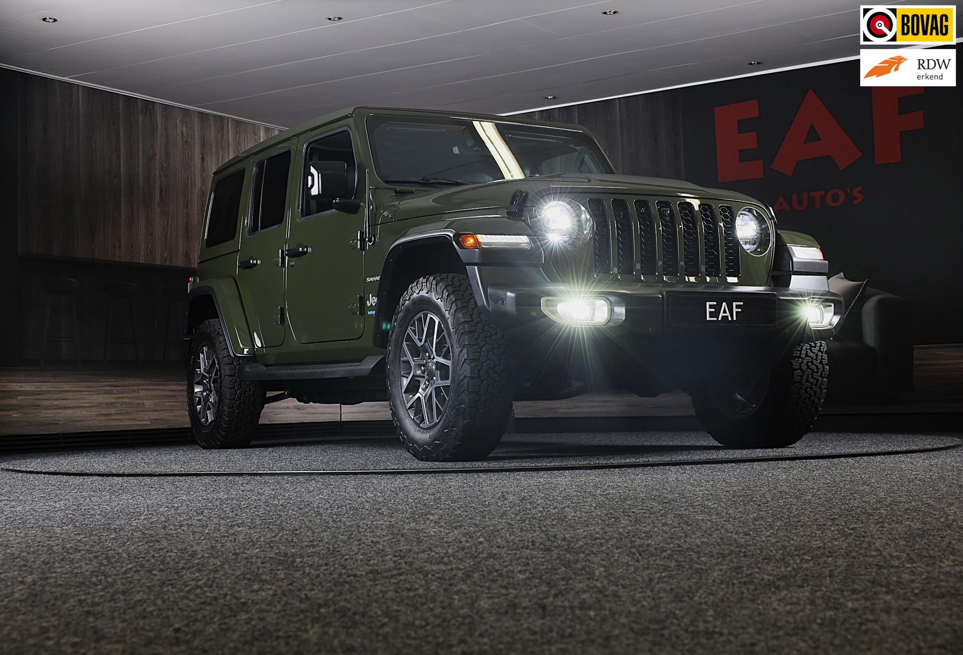 Jeep Wrangler UNLIMITED 4xe 380 Sky One Touch / Cabrio / 360 Camera / Leder / Ecc / Elek Pakket / Led / Pdc / 18 Inch / TOPSTAAT