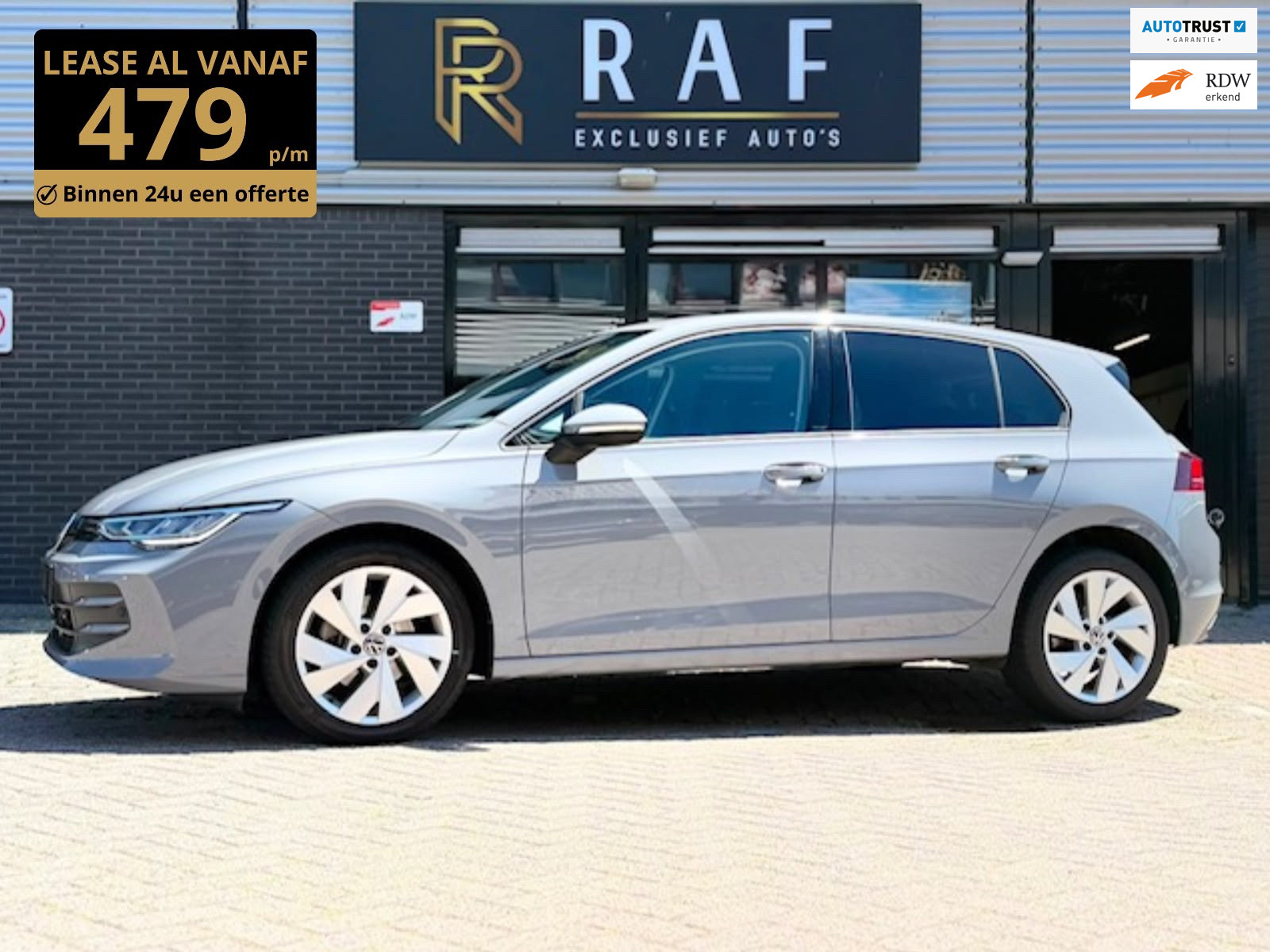 Volkswagen Golf 1.5 TSI,Stuurverw,Airco,Carplay,Cruise Adaptief,lane control,Front control,Stoelverw,isofix,