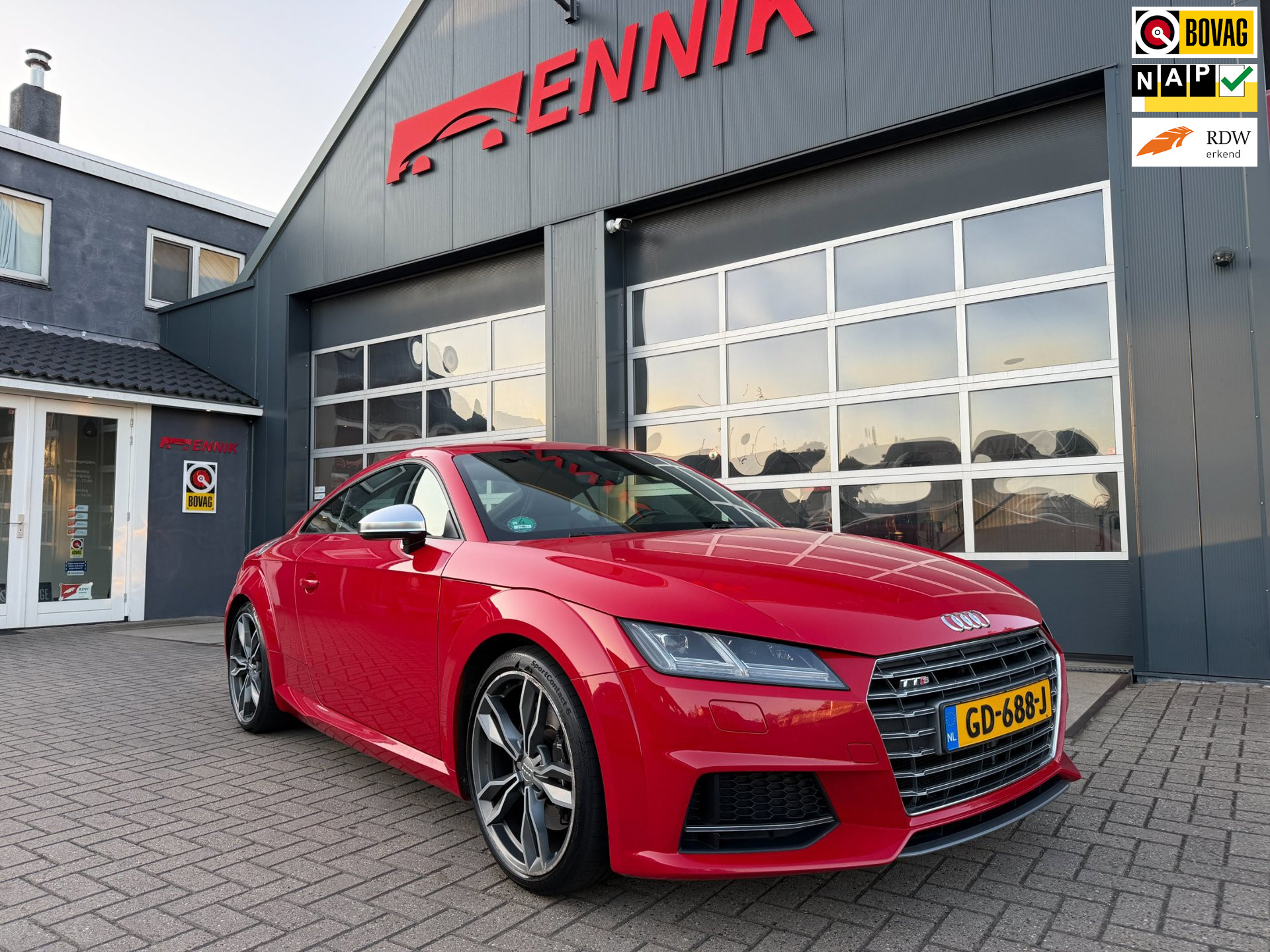 Audi TT 2.0 TFSI TTS quattro Pro Line + / Virtual / B&O / DRC / RS Zetels / LED /Audi Dealer onderhoud .