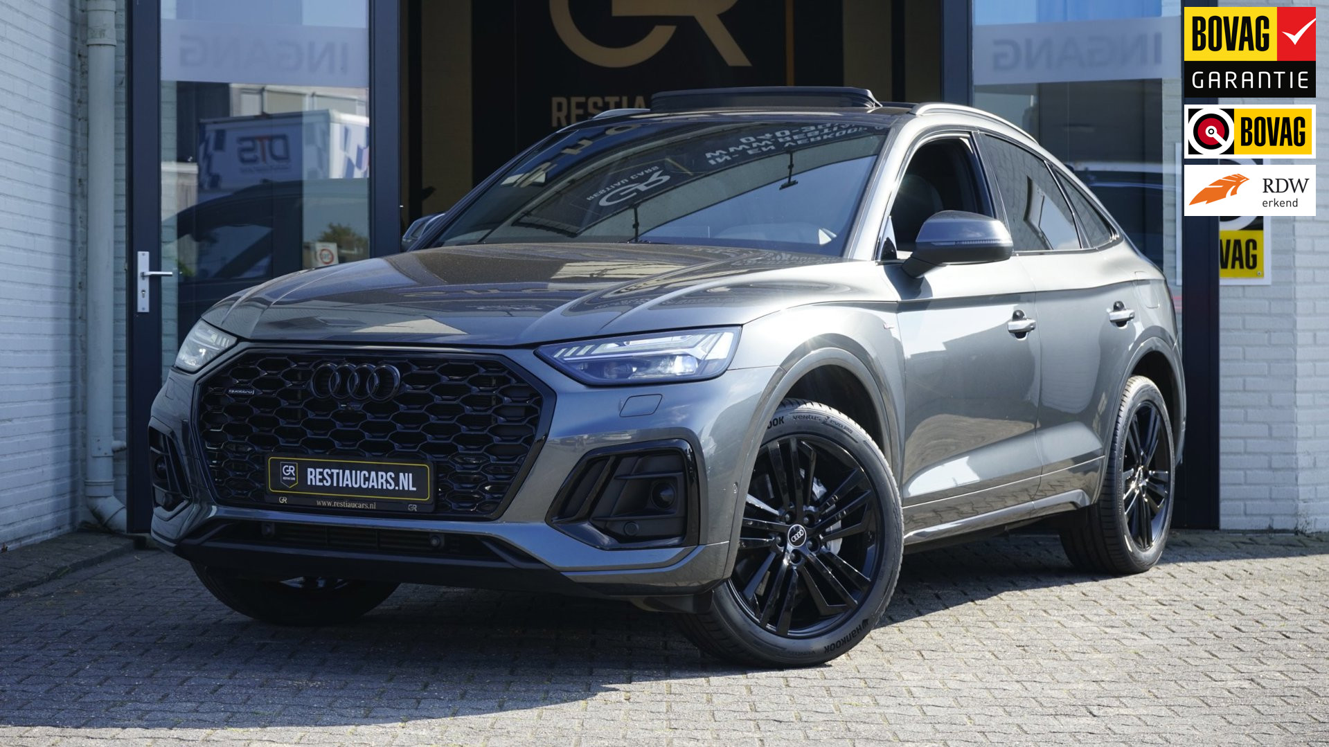 Audi Q5 Sportback 50 TFSIe 3x S-Line Black Optik AUTOMAAT|360 CAMERA|ACC|AMBIANCE|KEYLESS|MATRIX LED|PANORAMA|RS STOELEN|TREKHAAK
