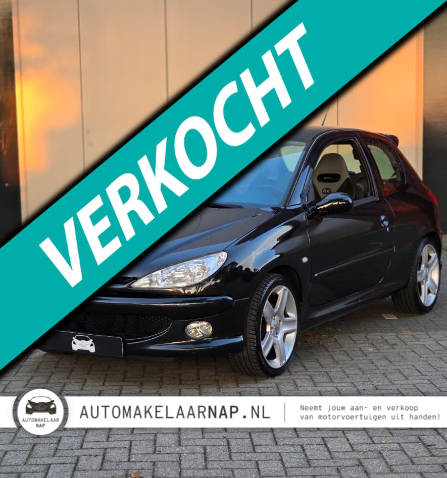 Peugeot 206 2.0-16V RC – Org. NL / Dealer onderhouden !! / 177 PK / Uniek /