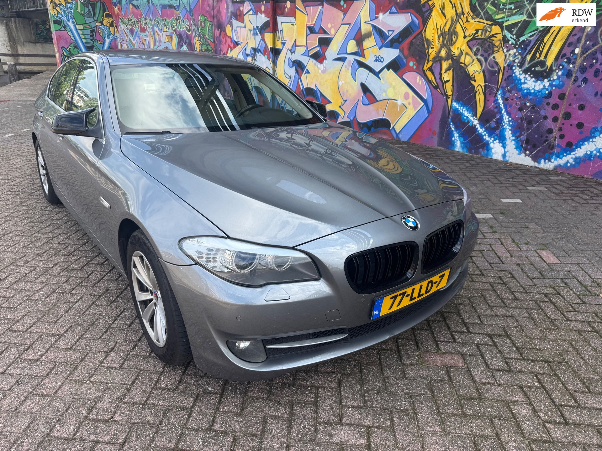 BMW 5 Serie 523i High Executive automaat leer navigatie goed onderhouden rijden als nieuw nette mooie auto 6 cyl