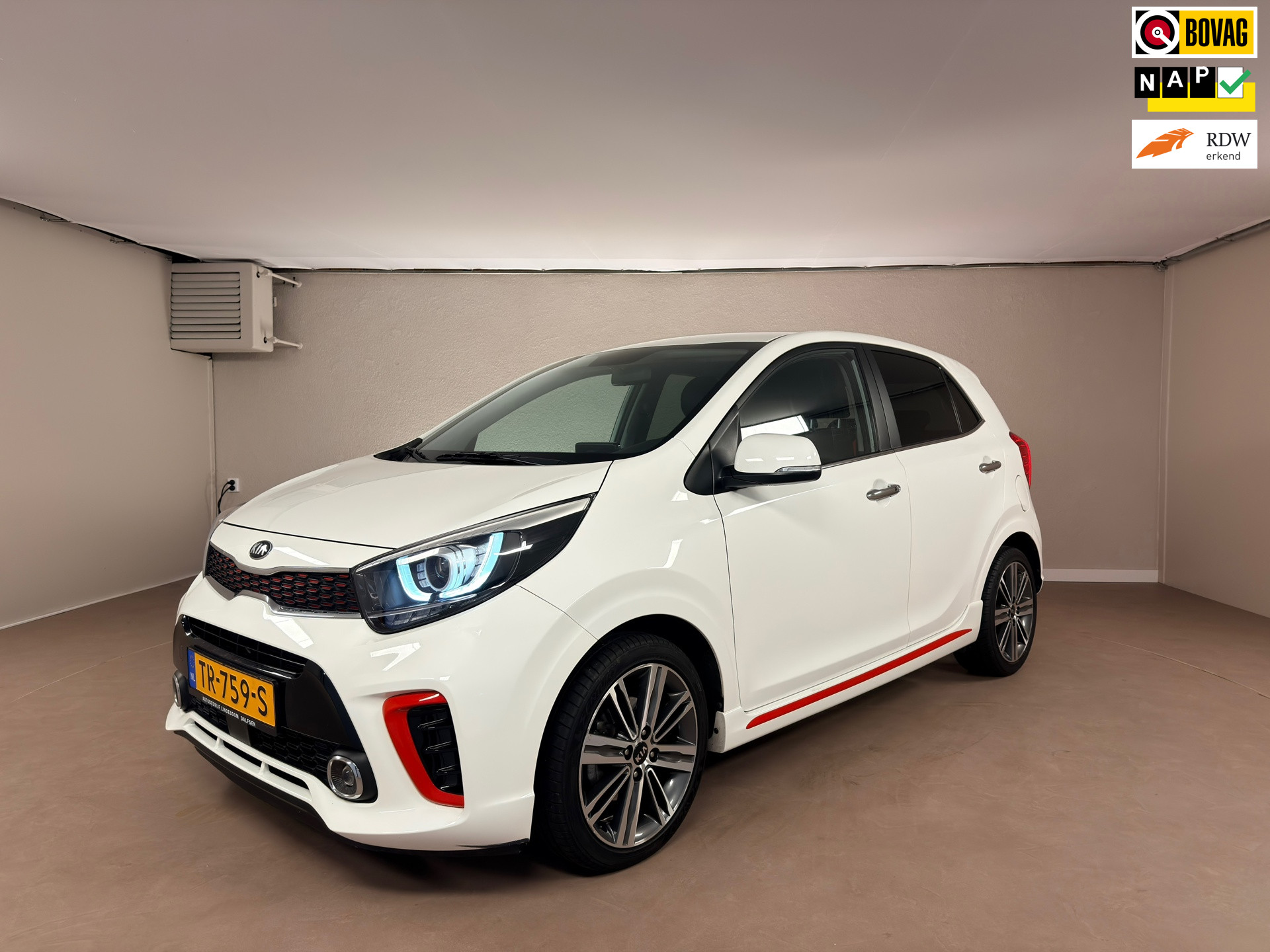 Kia Picanto 1.0 T-GDI GT-Line Camera, leder, Stoelverwarming, cruise control