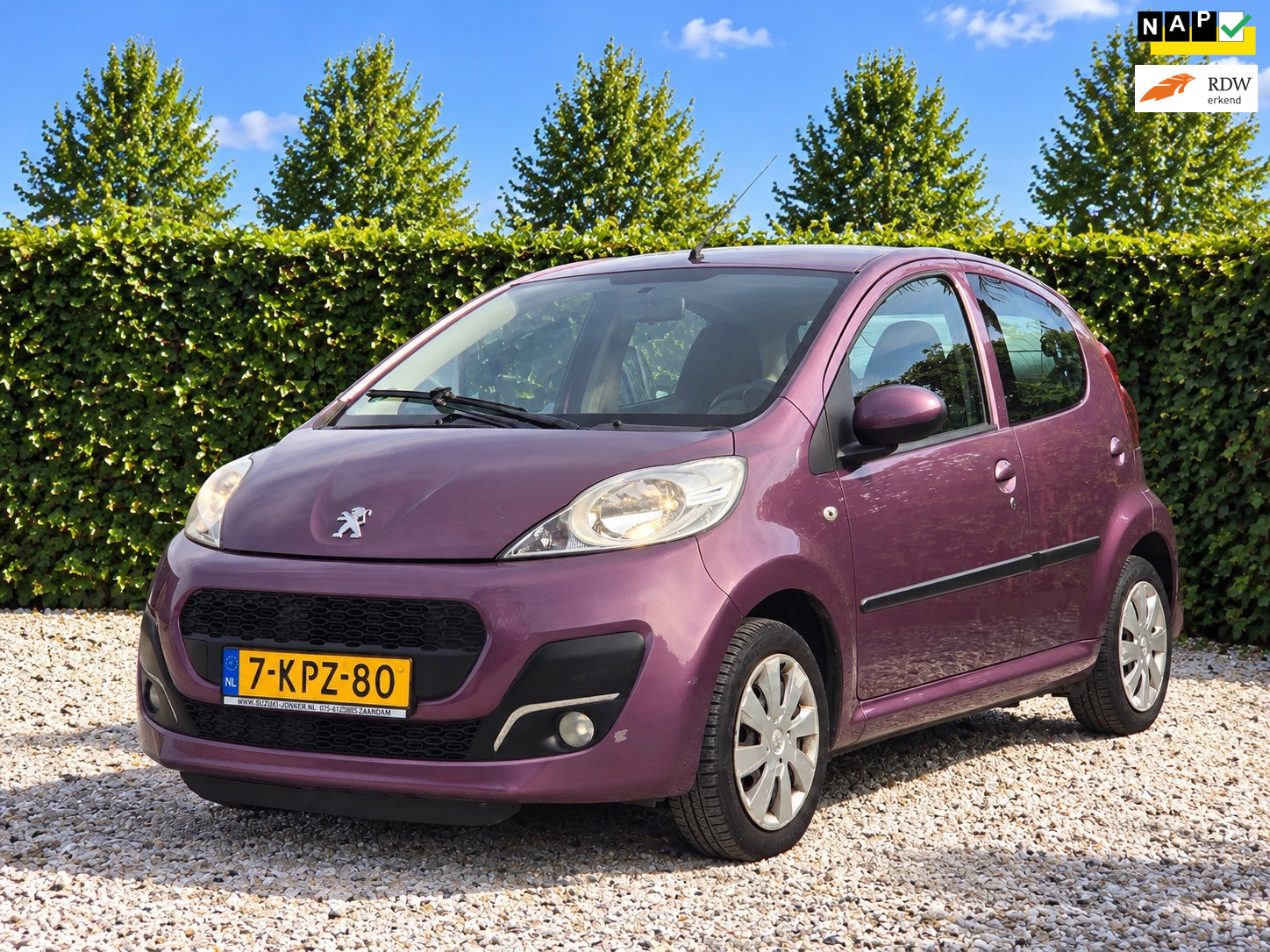 Peugeot 107 1.0 Active Airco/Elek. Ramen/Facelift/Paars metallic