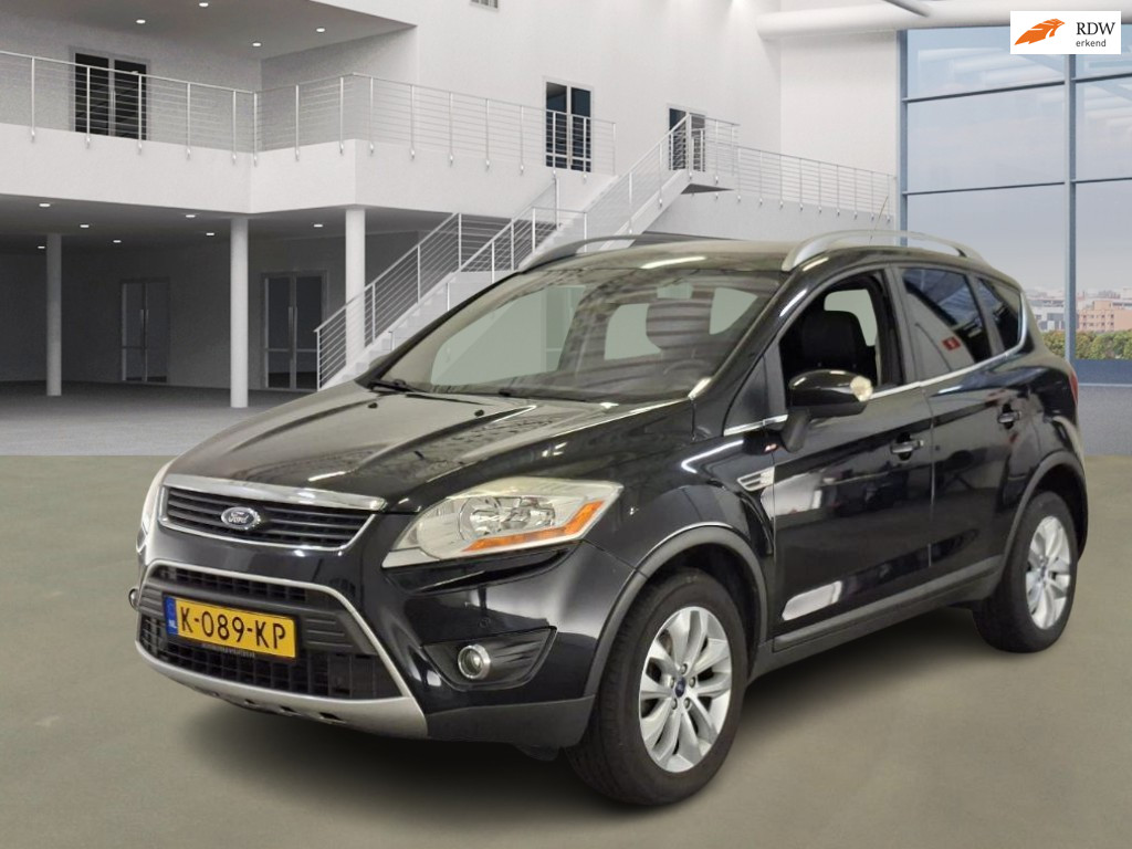 Ford Kuga 2.5 20V Titanium|200PK|AWD|AUT|NAVI|PSENSOR|TREKHAAK|HALFLEDER